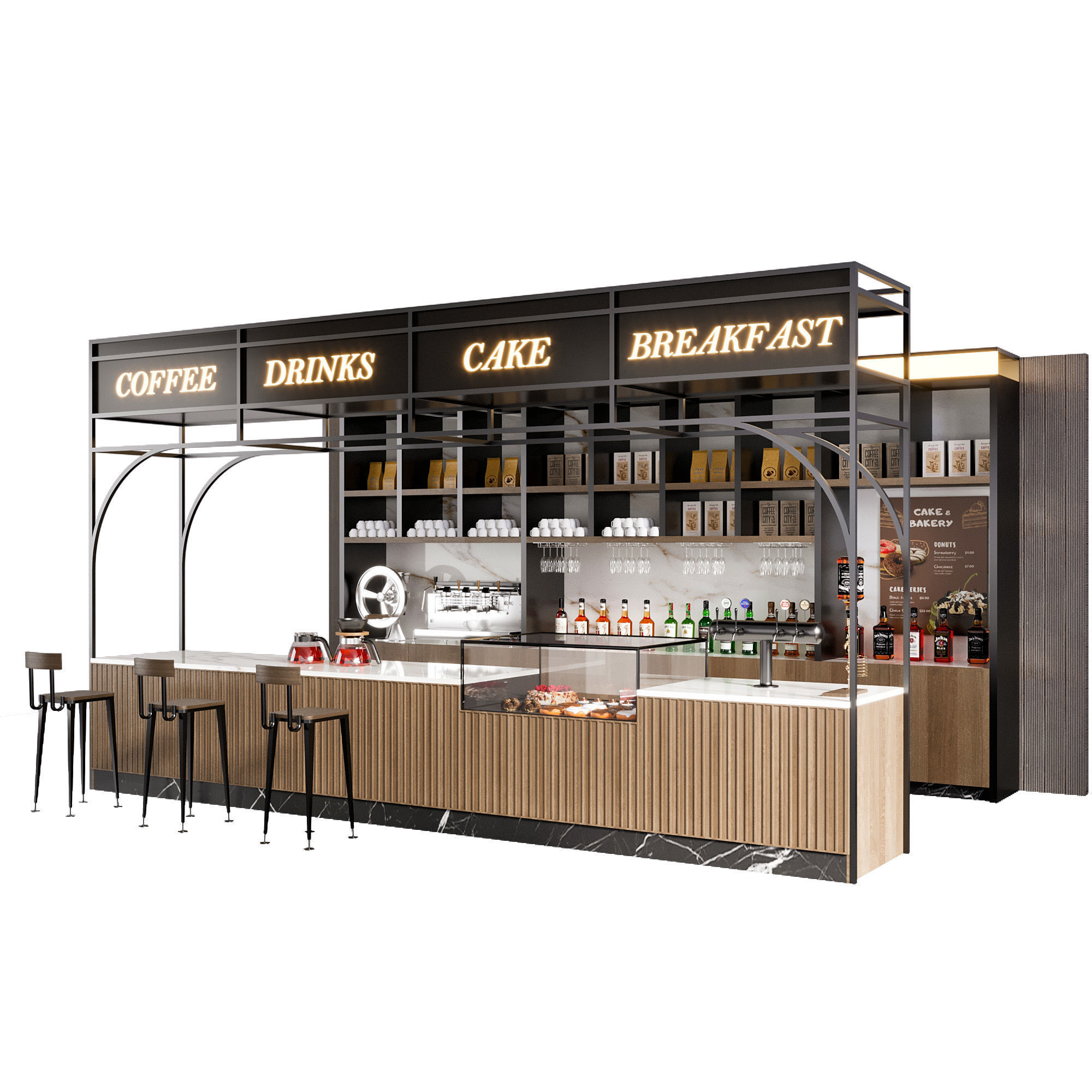 CAFE BAR NO24 A 3D model_0