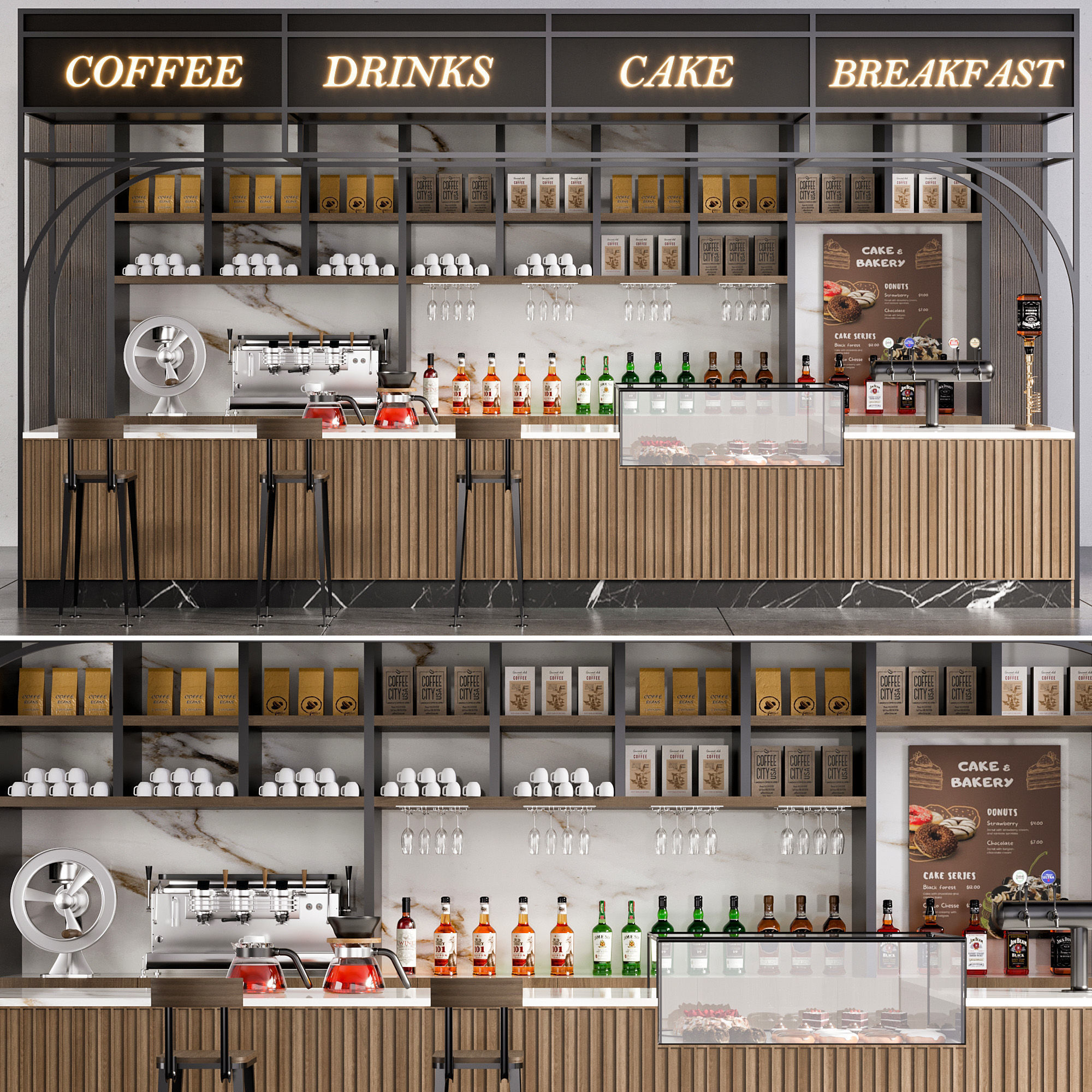 CAFE BAR NO24 A 3D model_6