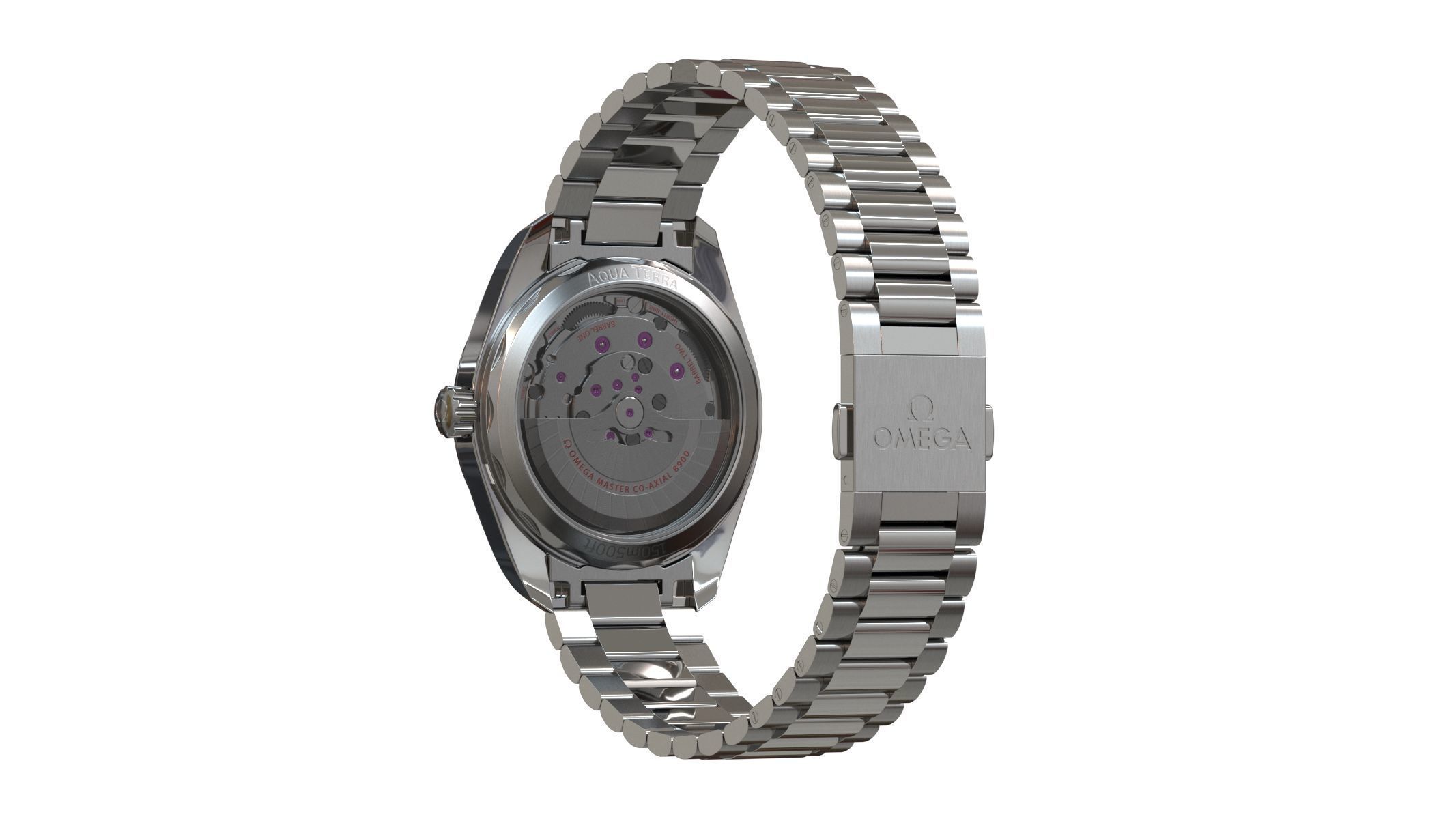 Omega Seamaster Aqua Terra Watch 3D model_4