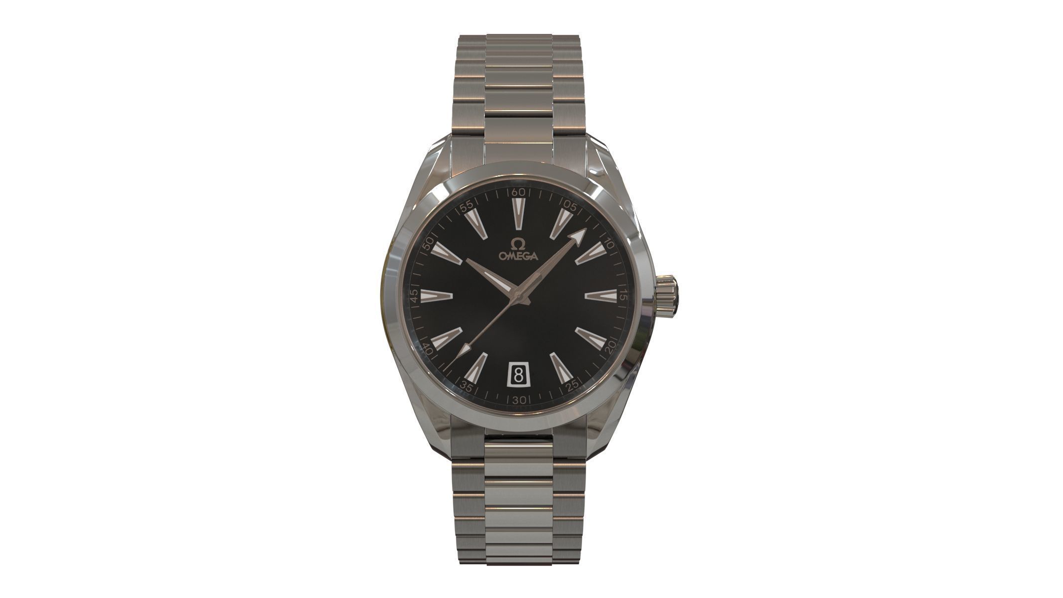 Omega Seamaster Aqua Terra Watch 3D model_7
