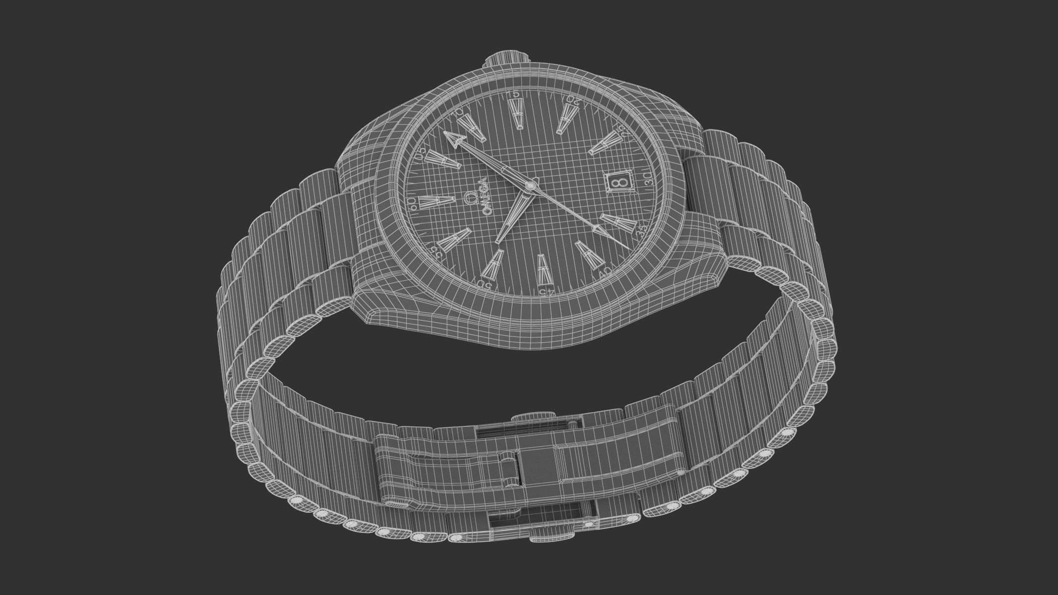 Omega Seamaster Aqua Terra Watch 3D model_19