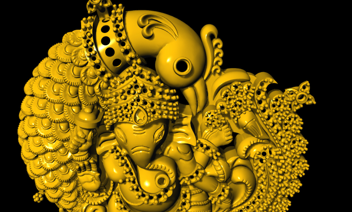 Ganesh 3D Model 3D print model_5