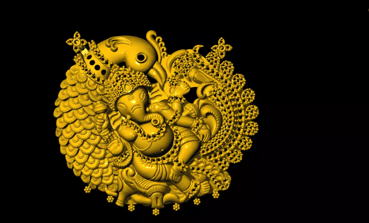 Ganesh 3D Model 3D print model_0