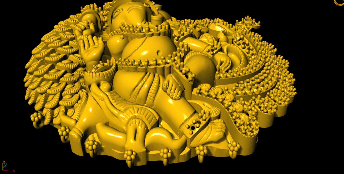 Ganesh 3D Model 3D print model_7