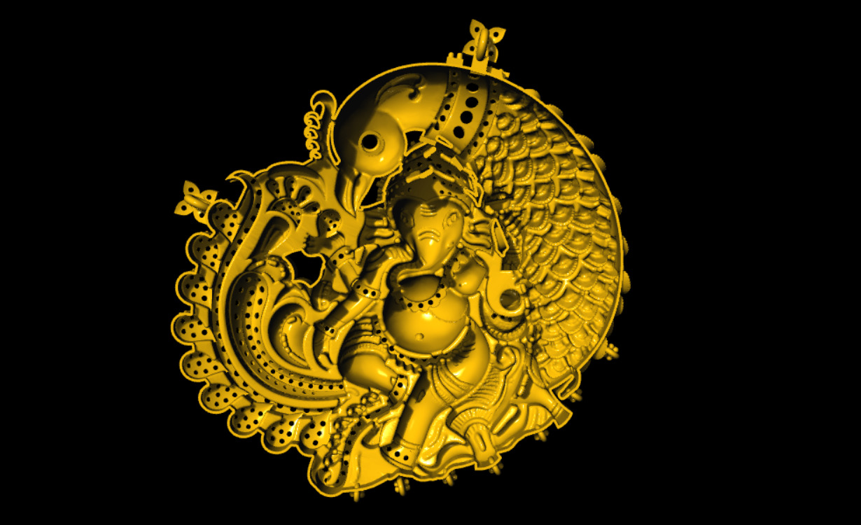 Ganesh 3D Model 3D print model_6