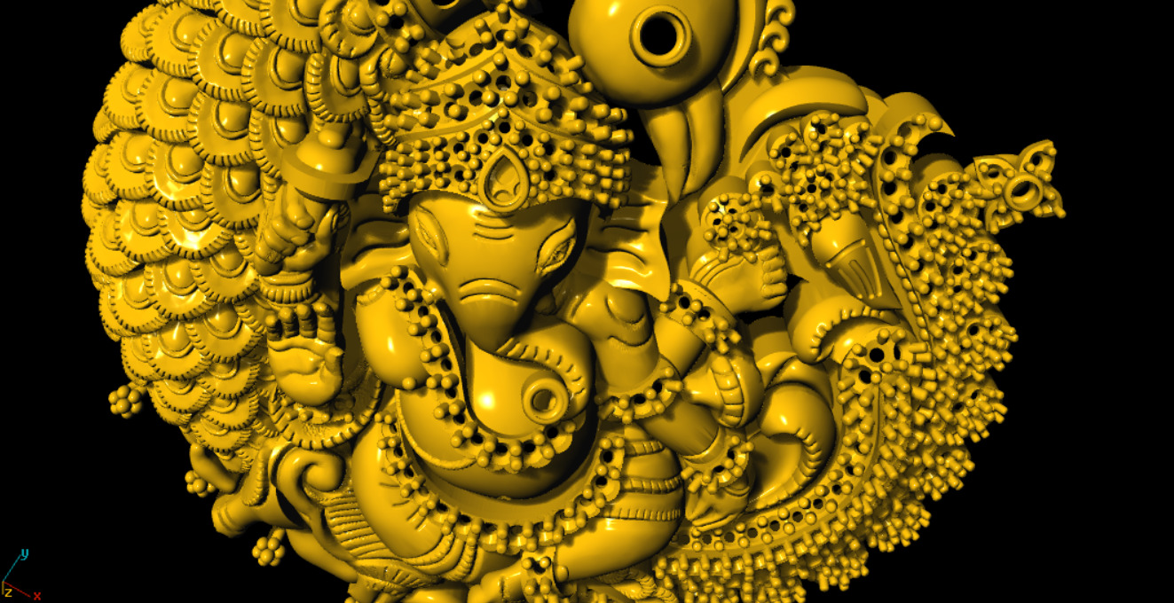 Ganesh 3D Model 3D print model_8