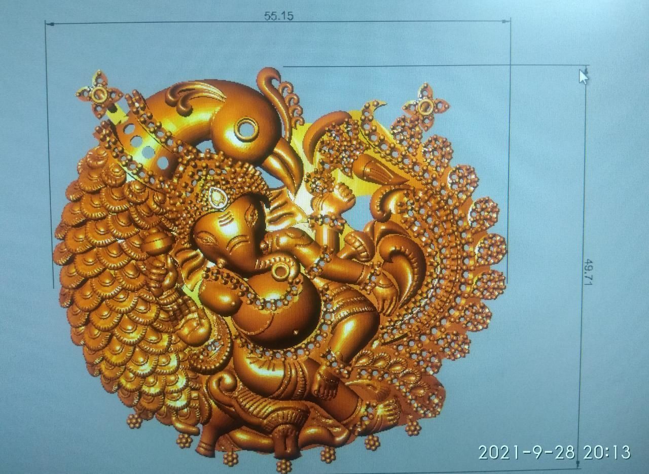 Ganesh 3D Model 3D print model_10