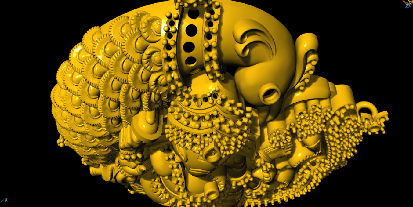 Ganesh 3D Model 3D print model_9