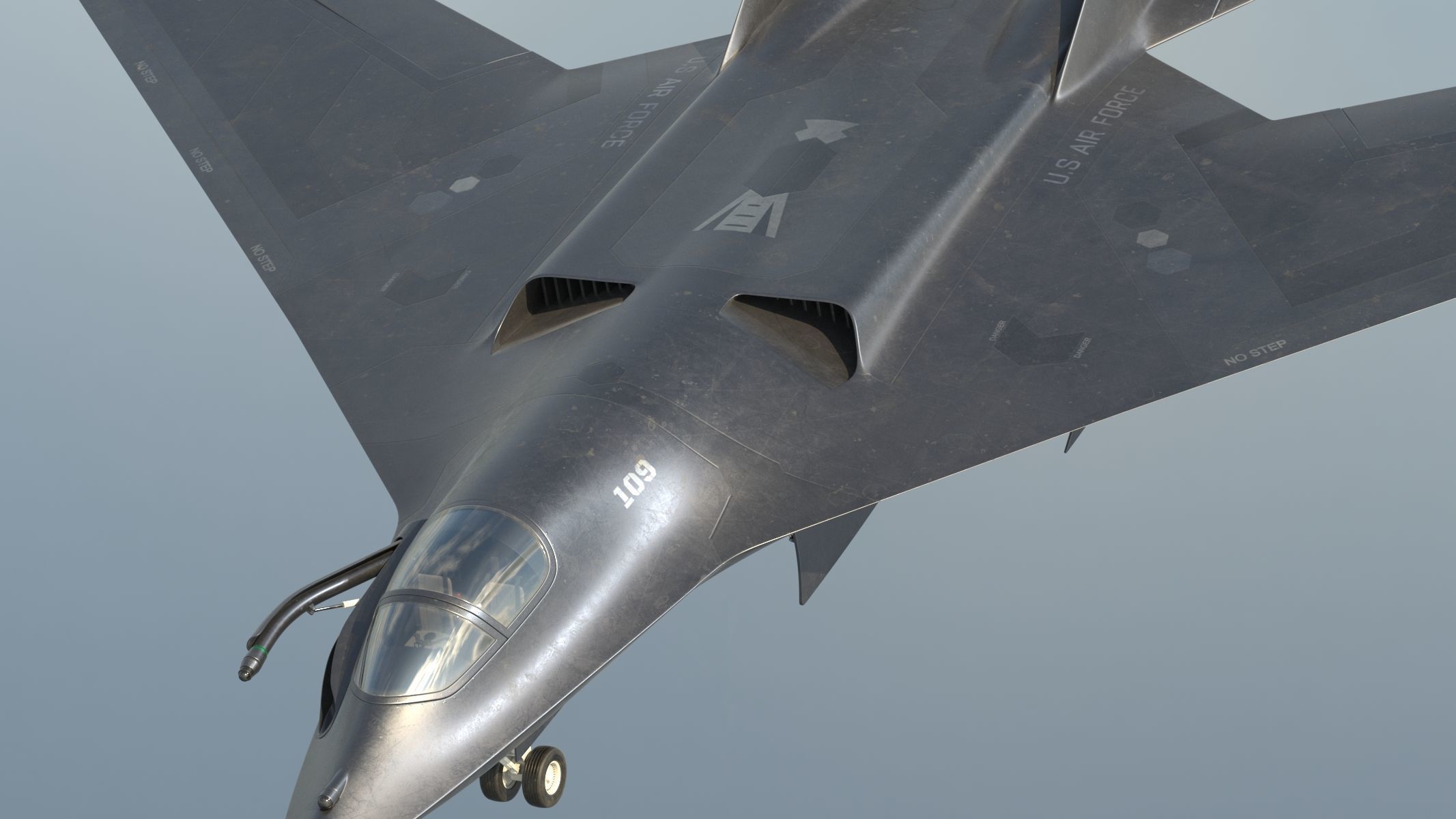 Stealth Fighter 3D model_14
