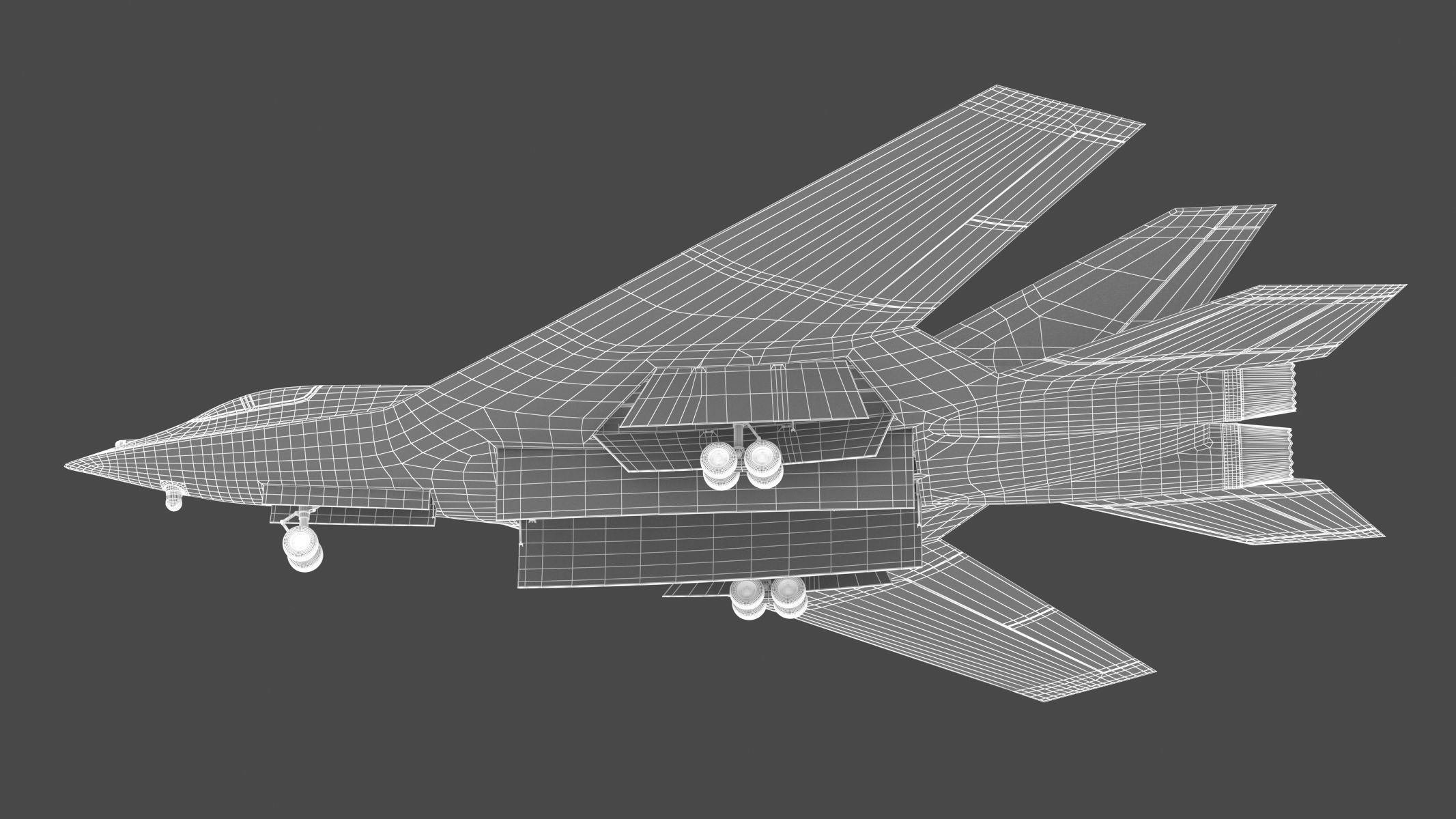 Stealth Fighter 3D model_21