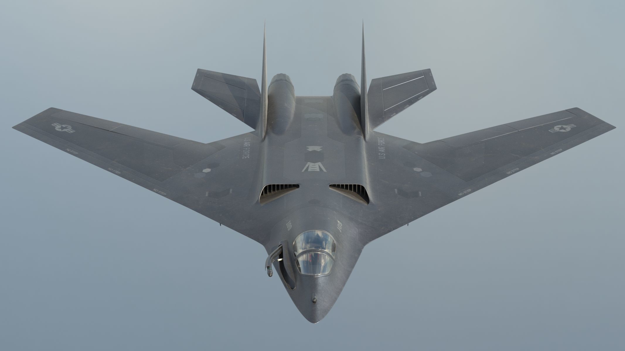 Stealth Fighter 3D model_19