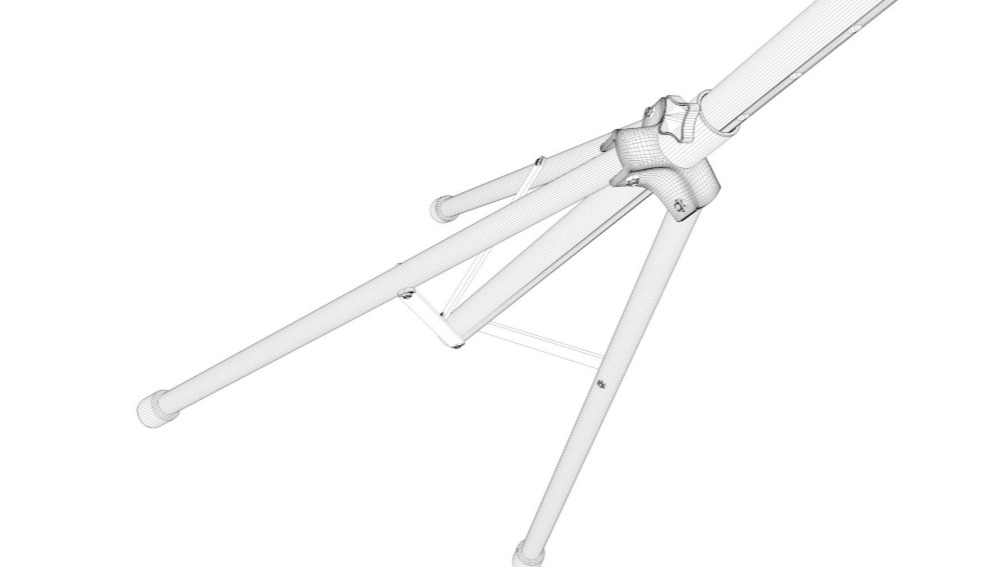 Empty Photo Studio White Backdrop Kit 3D model_6