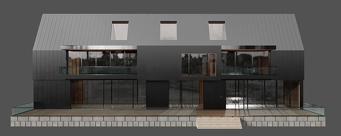 MODERN HOUSE NO32 A 3D model 3