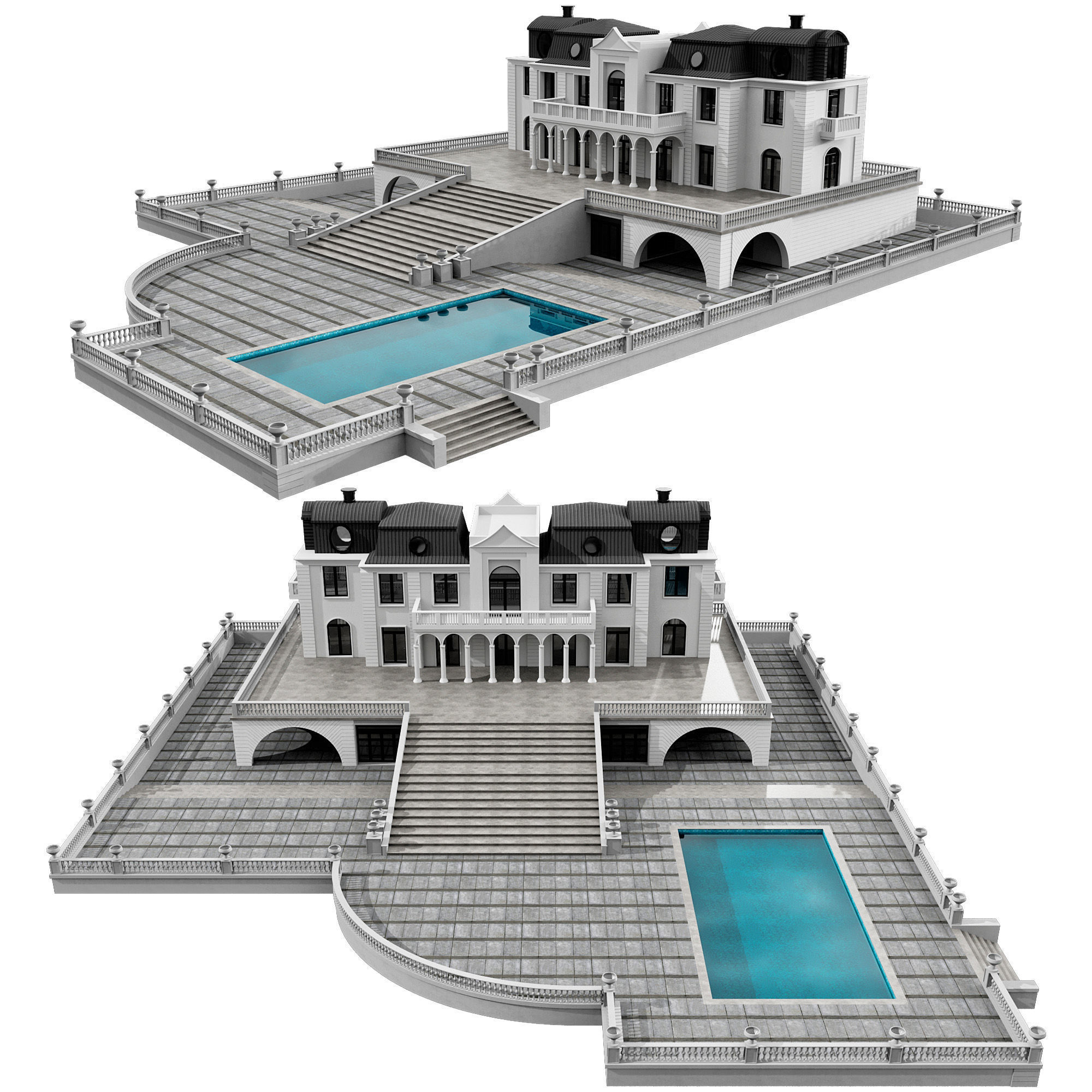 MODERN HOUSE NO31 A 3D model_8