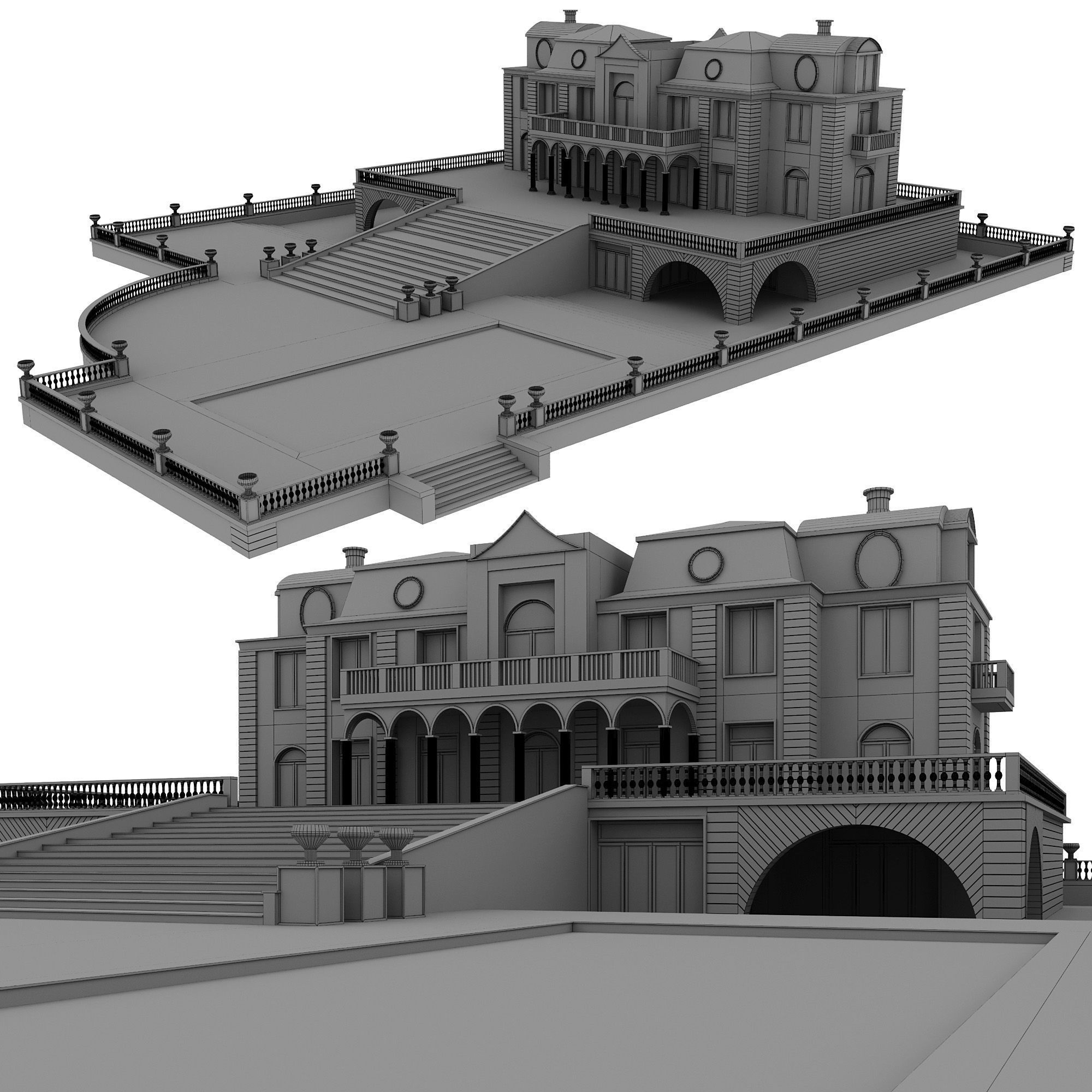 MODERN HOUSE NO31 A 3D model_11