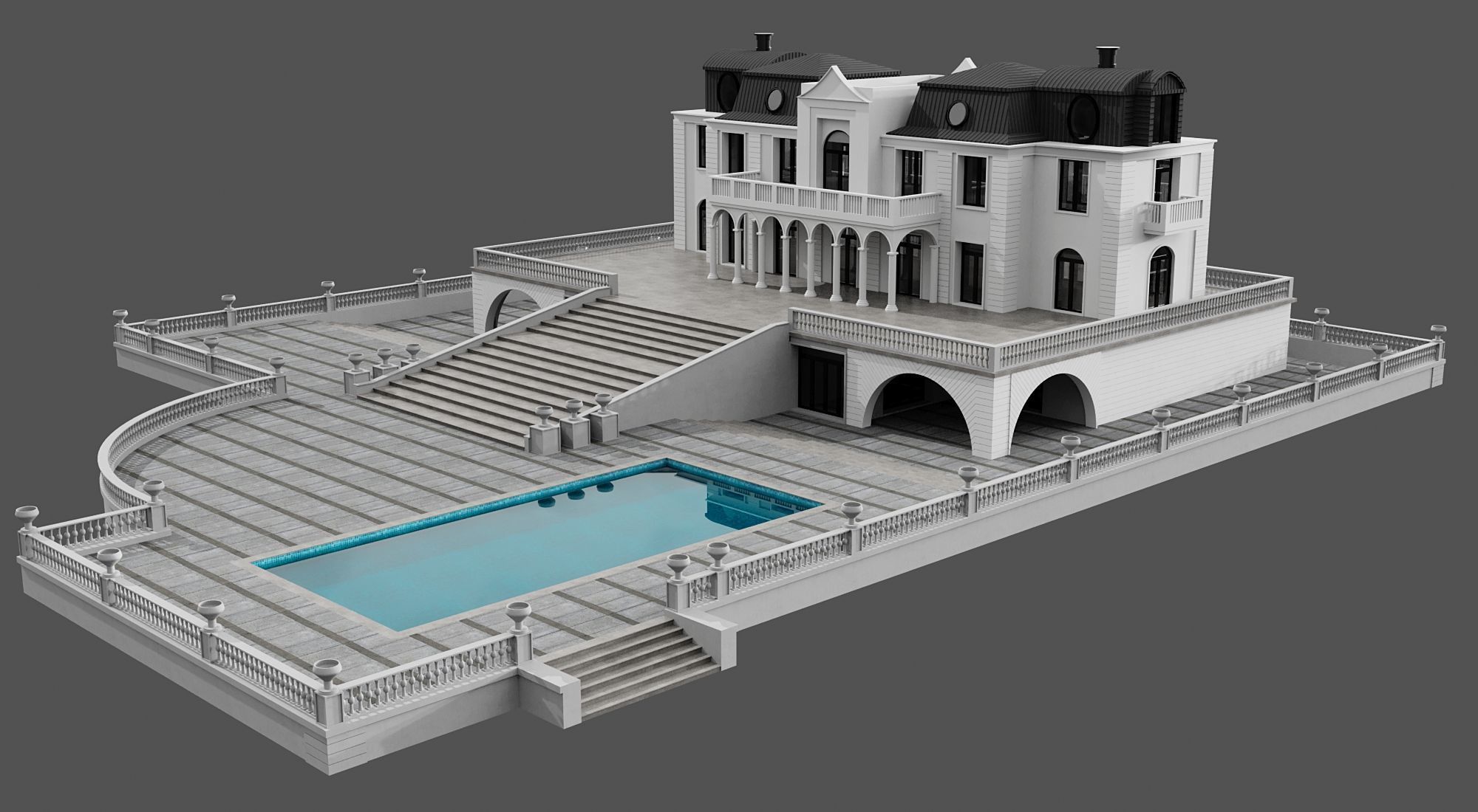 MODERN HOUSE NO31 A 3D model_0