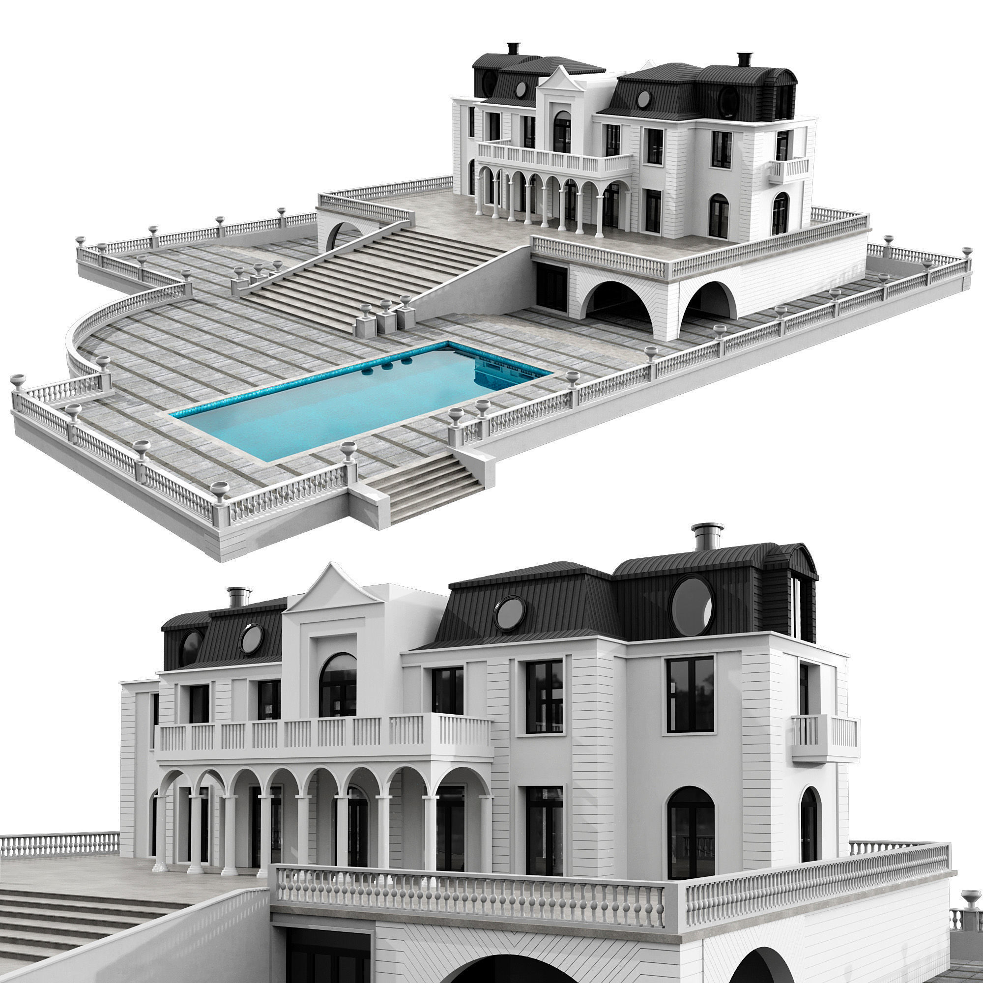 MODERN HOUSE NO31 A 3D model_7