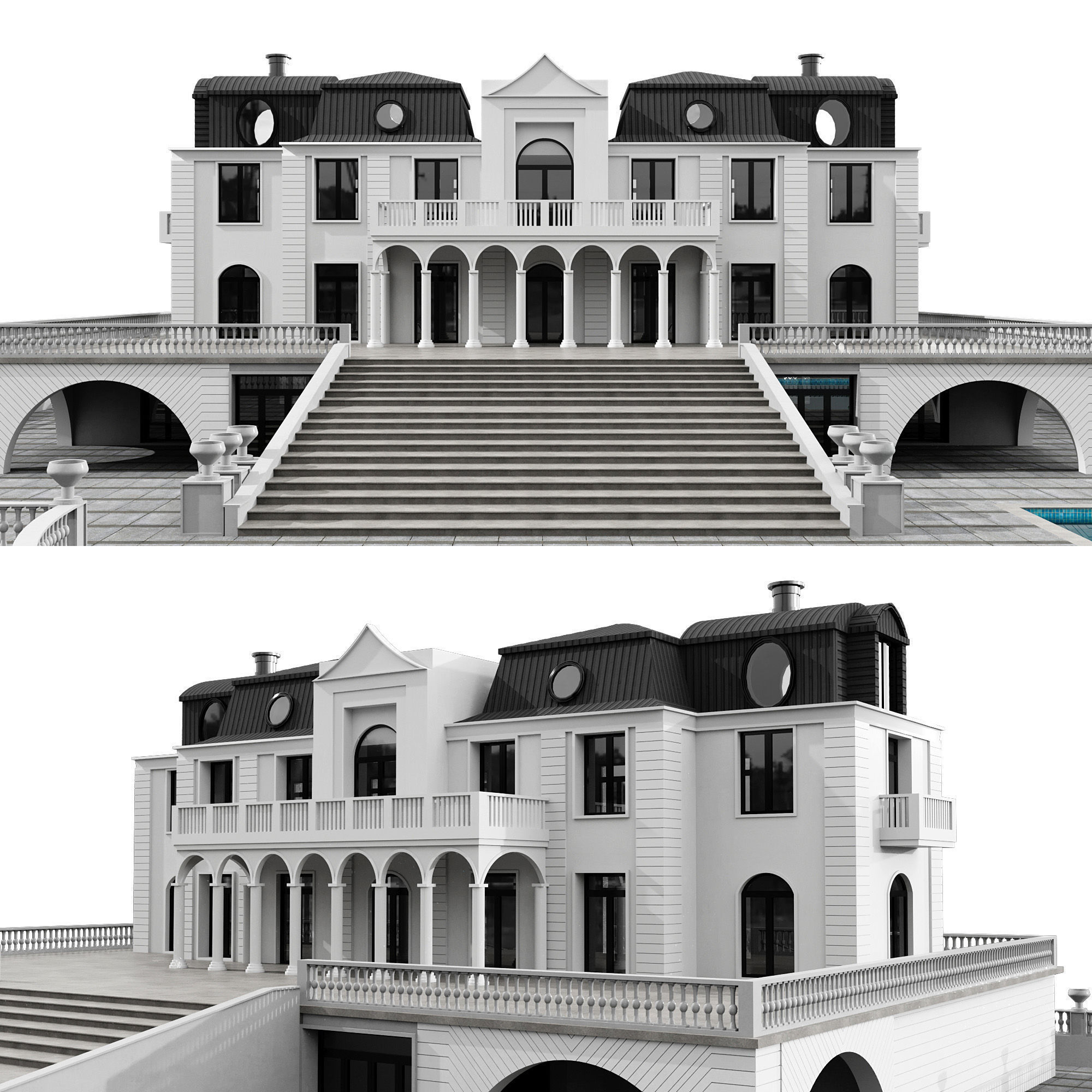 MODERN HOUSE NO31 A 3D model_2