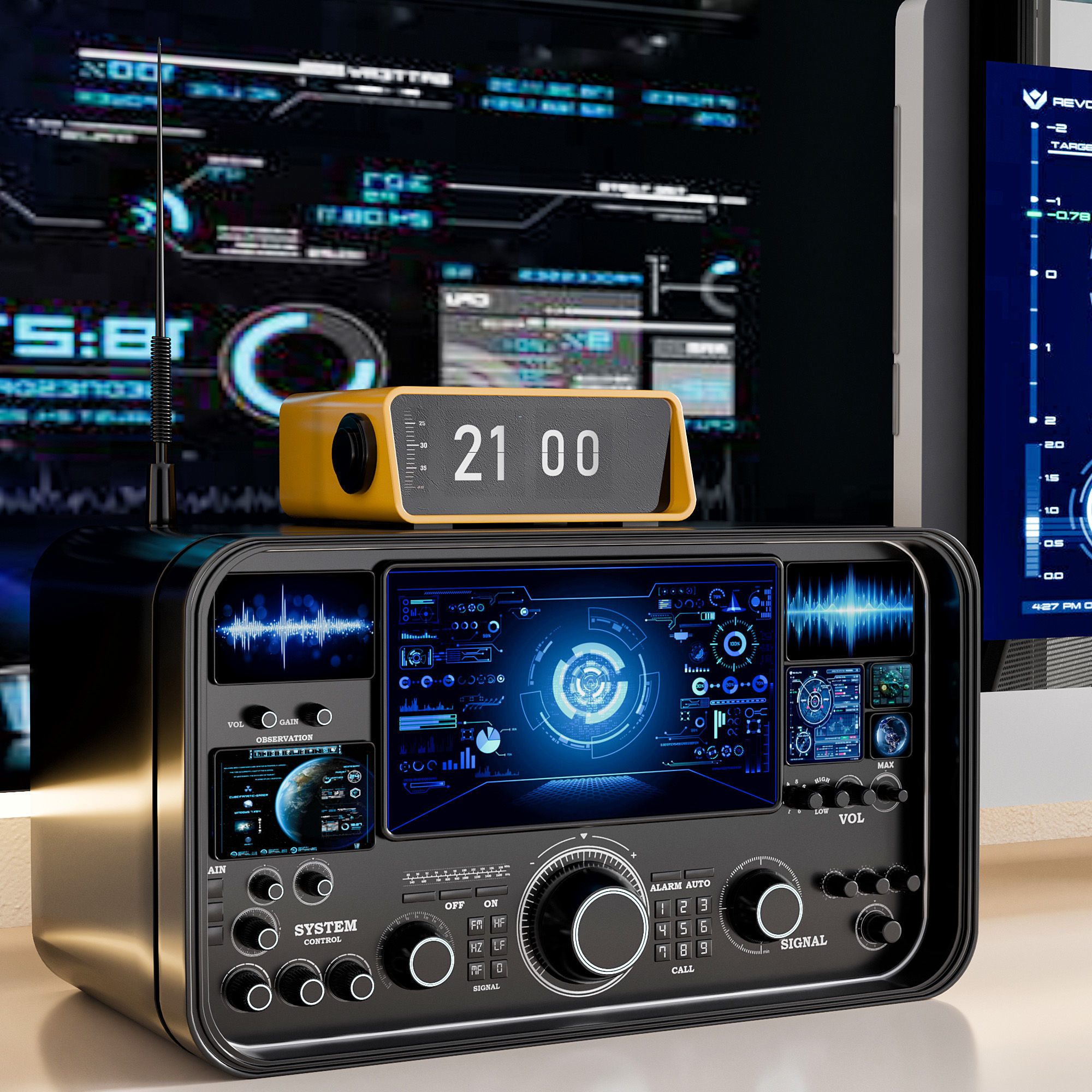 OFFICE FURNITURE NO29 A 3D model_11