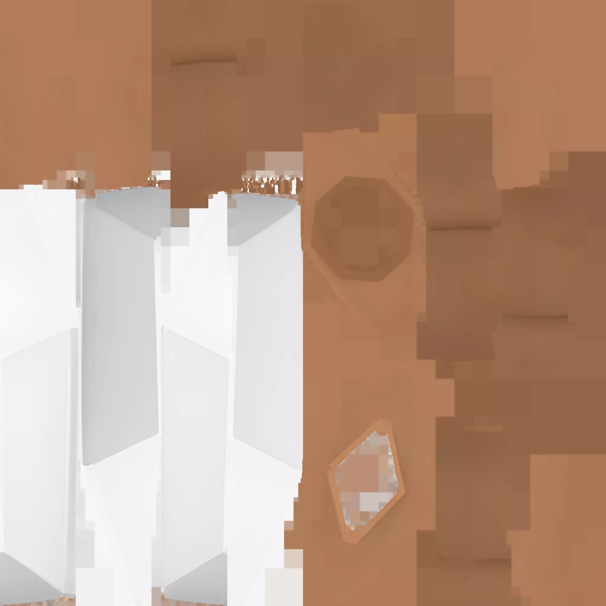 simple cartoon dagger with brown hilt 3D model_3