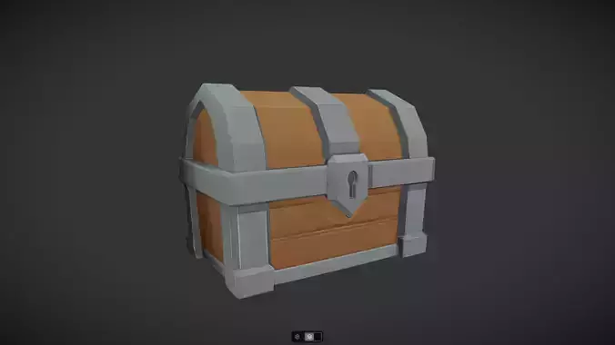 cartoon-style treasure chest