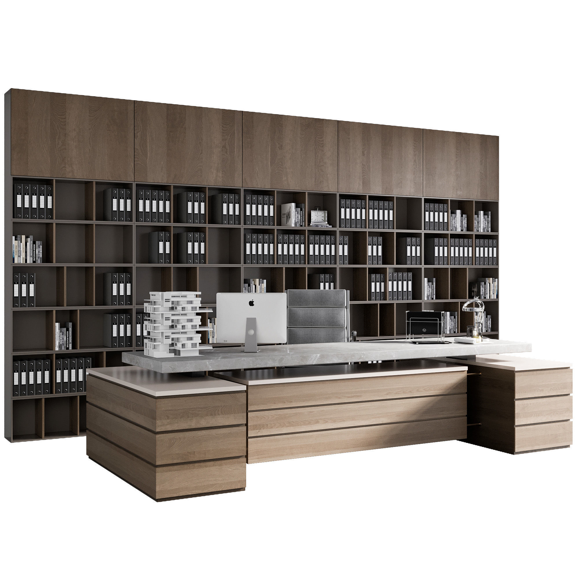 OFFICE FURNITURE NO22 A 3D model_10