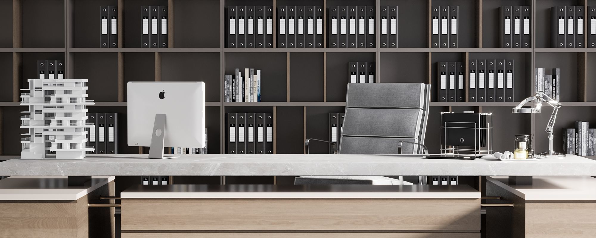 OFFICE FURNITURE NO22 A 3D model_5