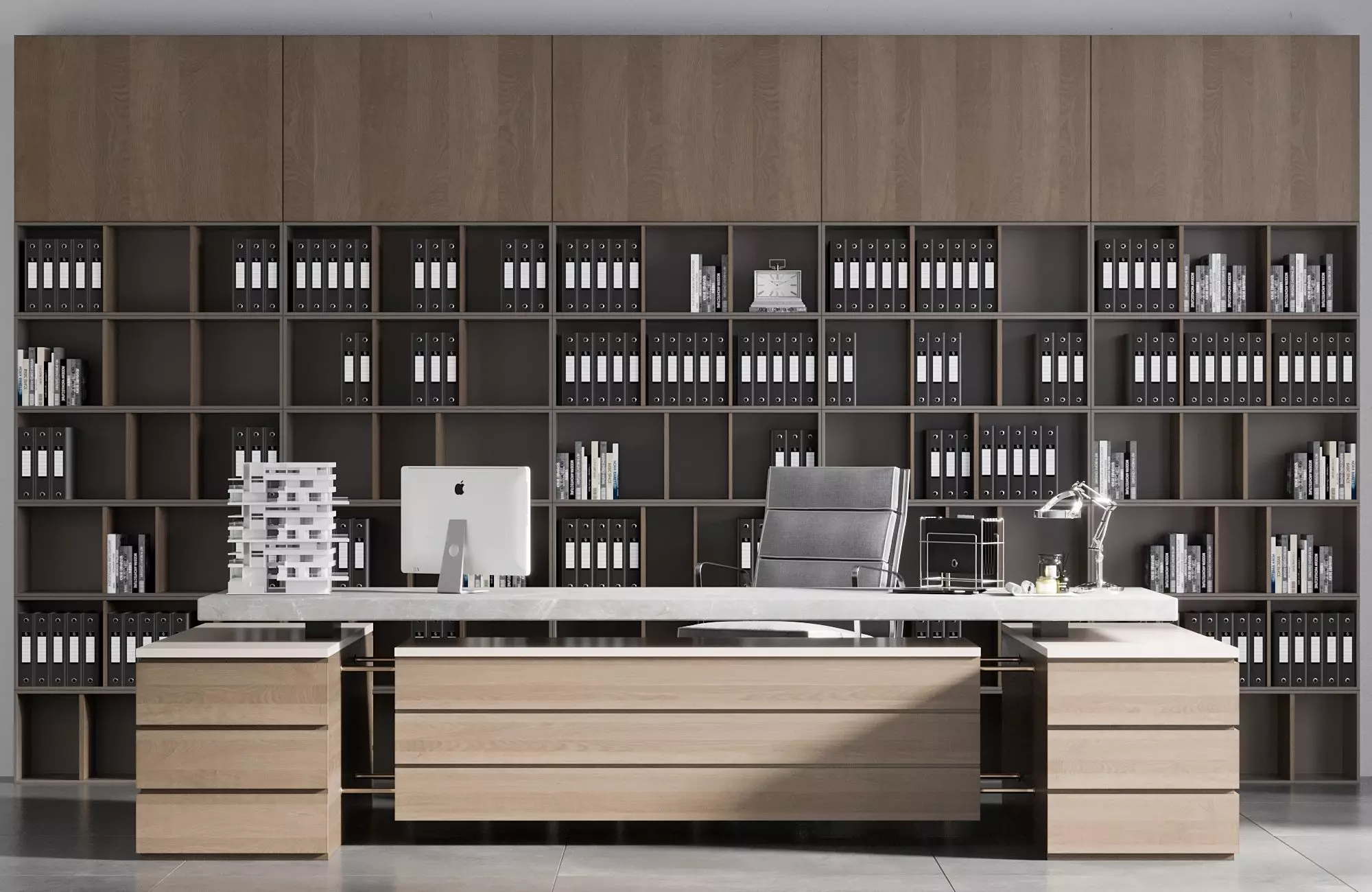 OFFICE FURNITURE NO22 A 3D model_0