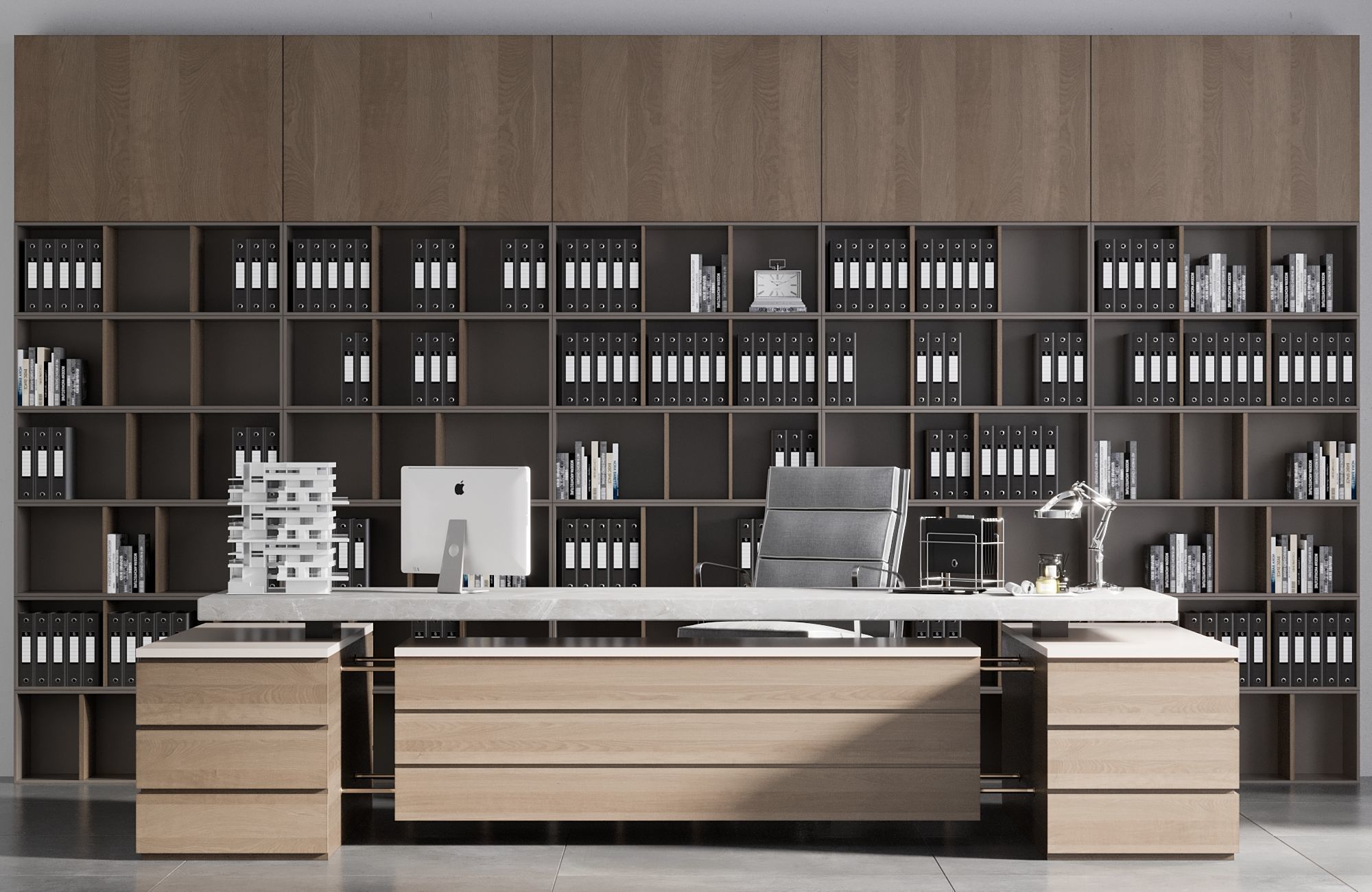 OFFICE FURNITURE NO22 A 3D model_16