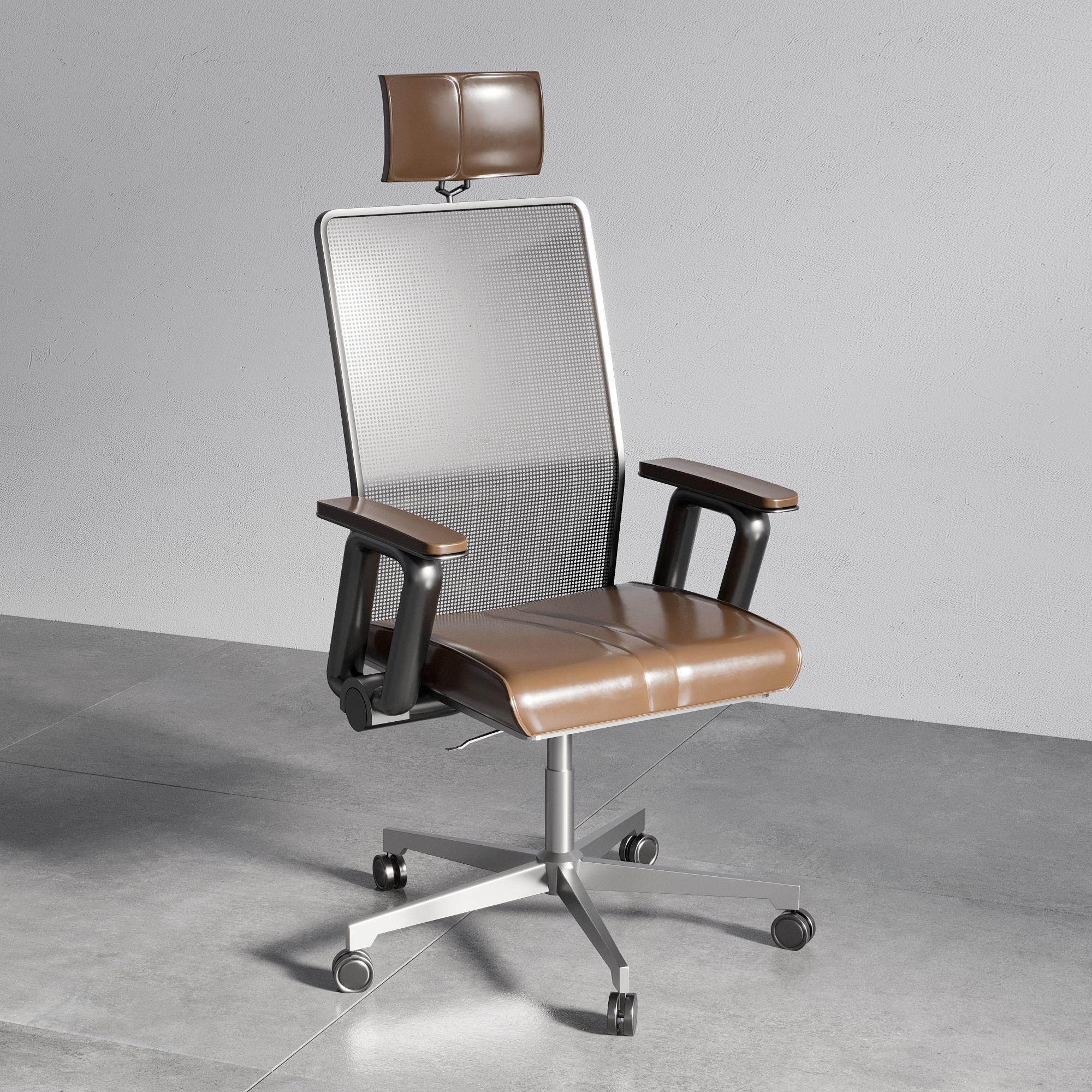 OFFICE FURNITURE NO21 A 3D model_5