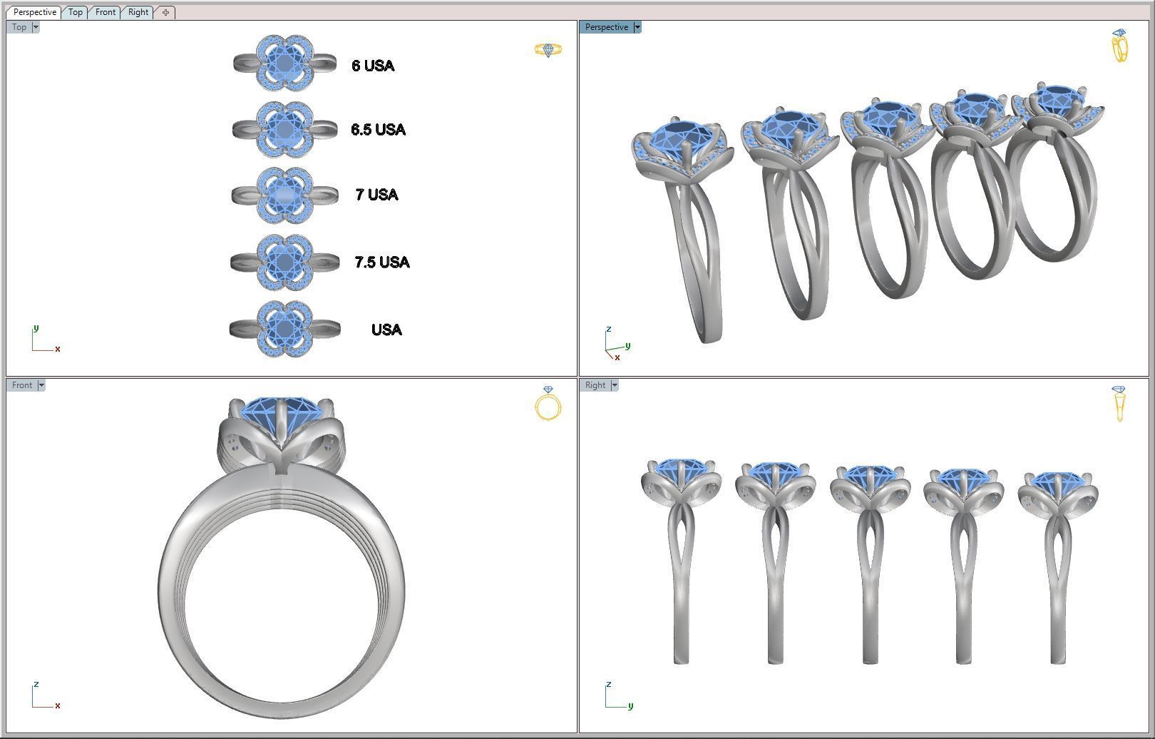 ENGAGEMENT RING 3D print model_9
