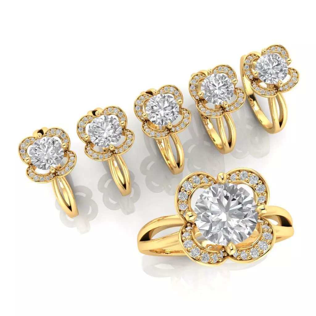 ENGAGEMENT RING 3D print model_0