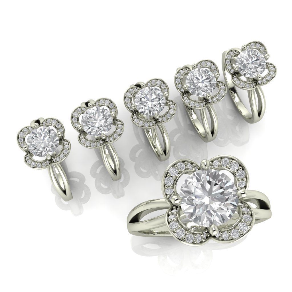 ENGAGEMENT RING 3D print model_1