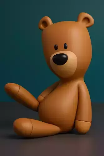 Mr Bean Teddy 3d Model 3D print model