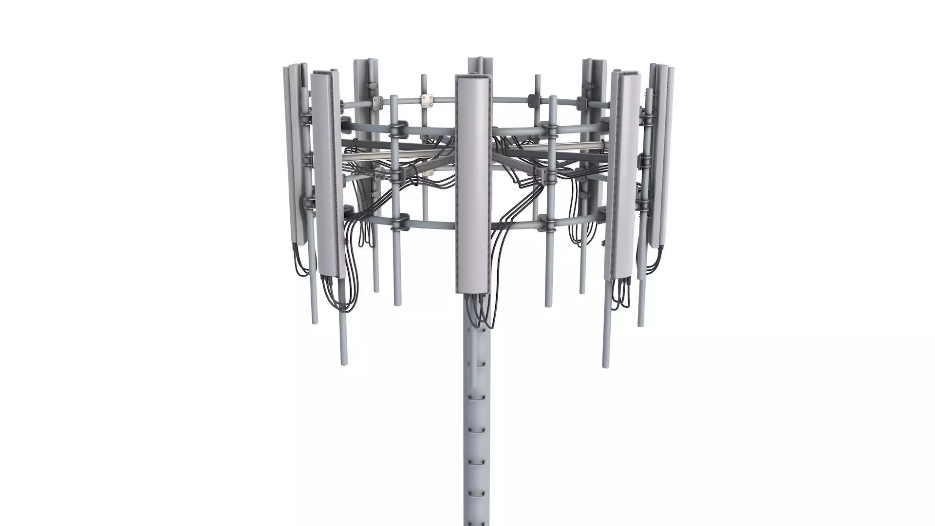 Cell Phone Tower 3D model_0