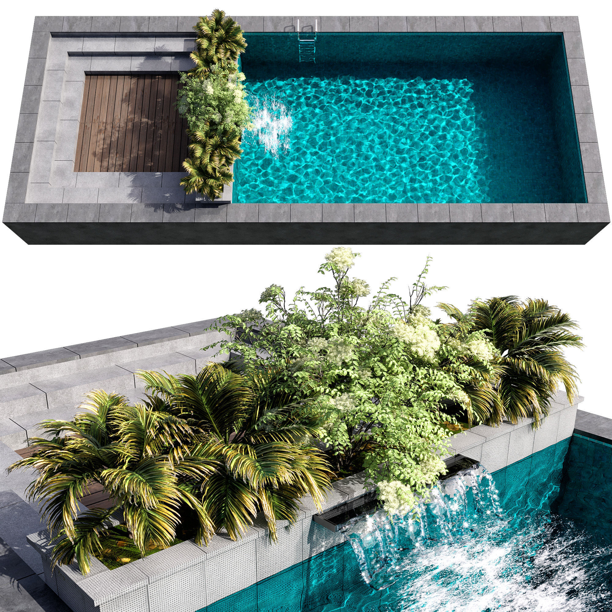 SWIMMING POOL NO99 A 3D model_2