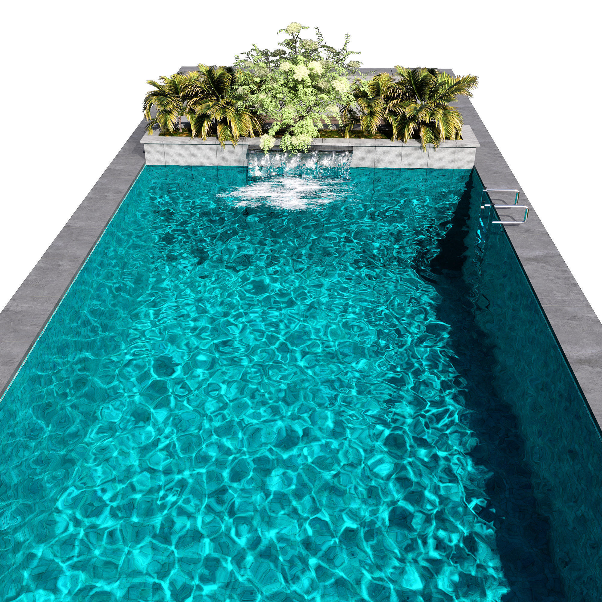 SWIMMING POOL NO99 A 3D model_7