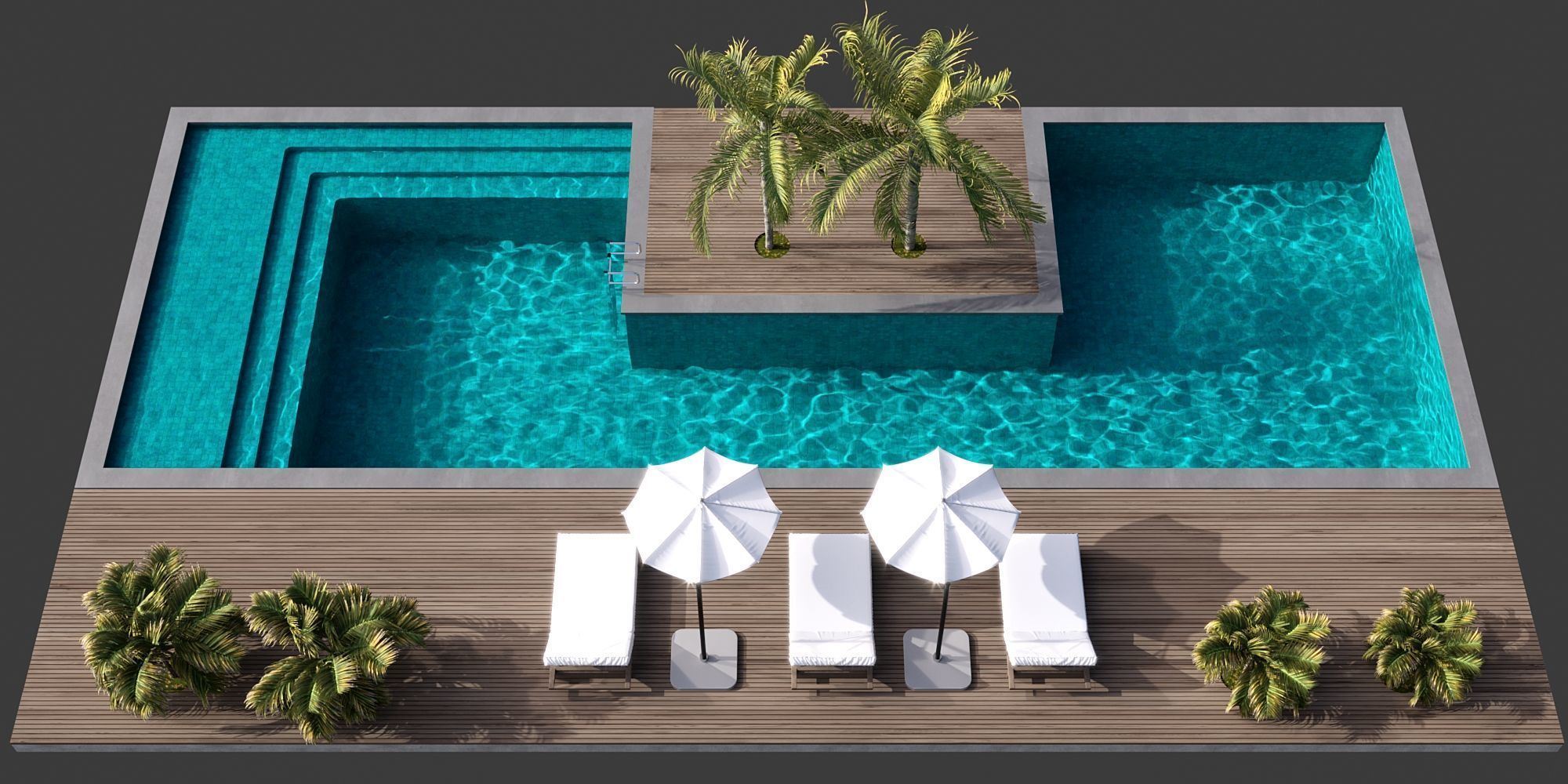 SWIMMING POOL NO98 A 3D model_13