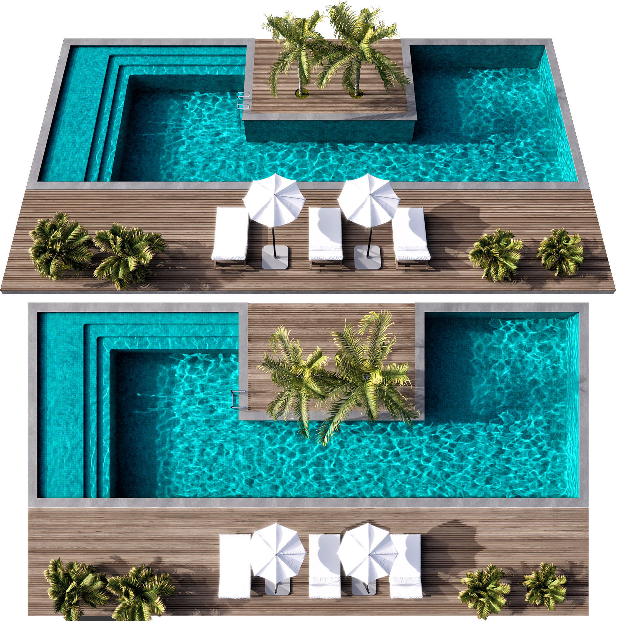 SWIMMING POOL NO98 A 3D model_2