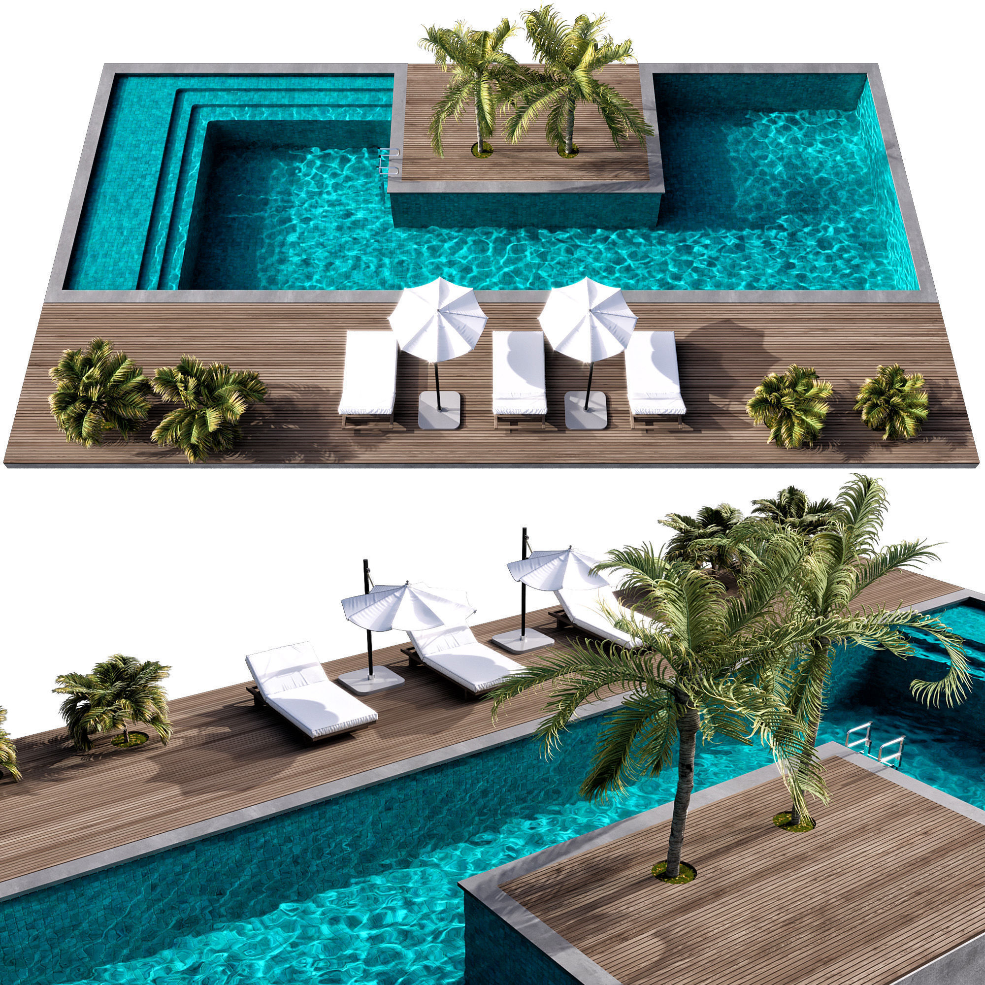 SWIMMING POOL NO98 A 3D model_1