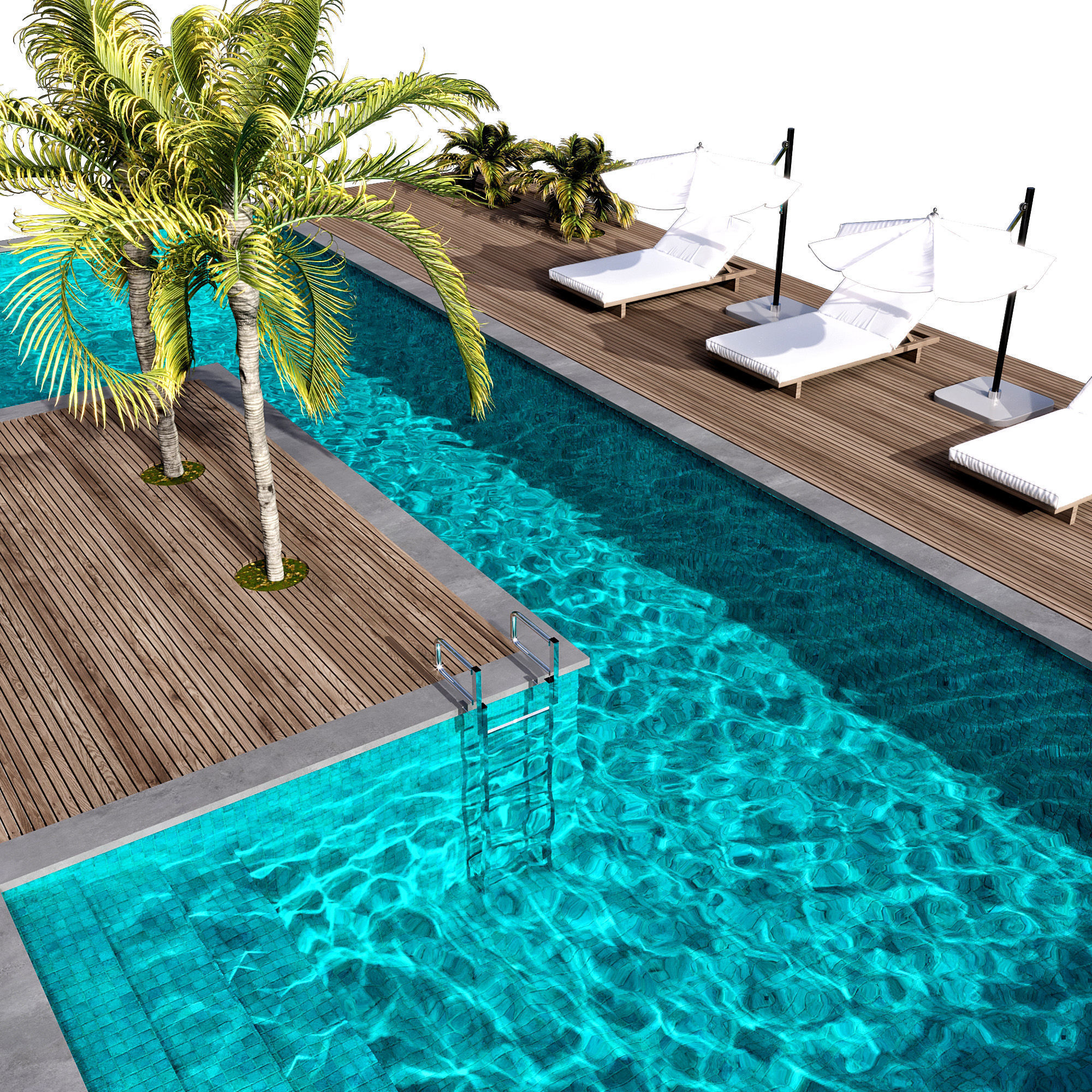 SWIMMING POOL NO98 A 3D model_9