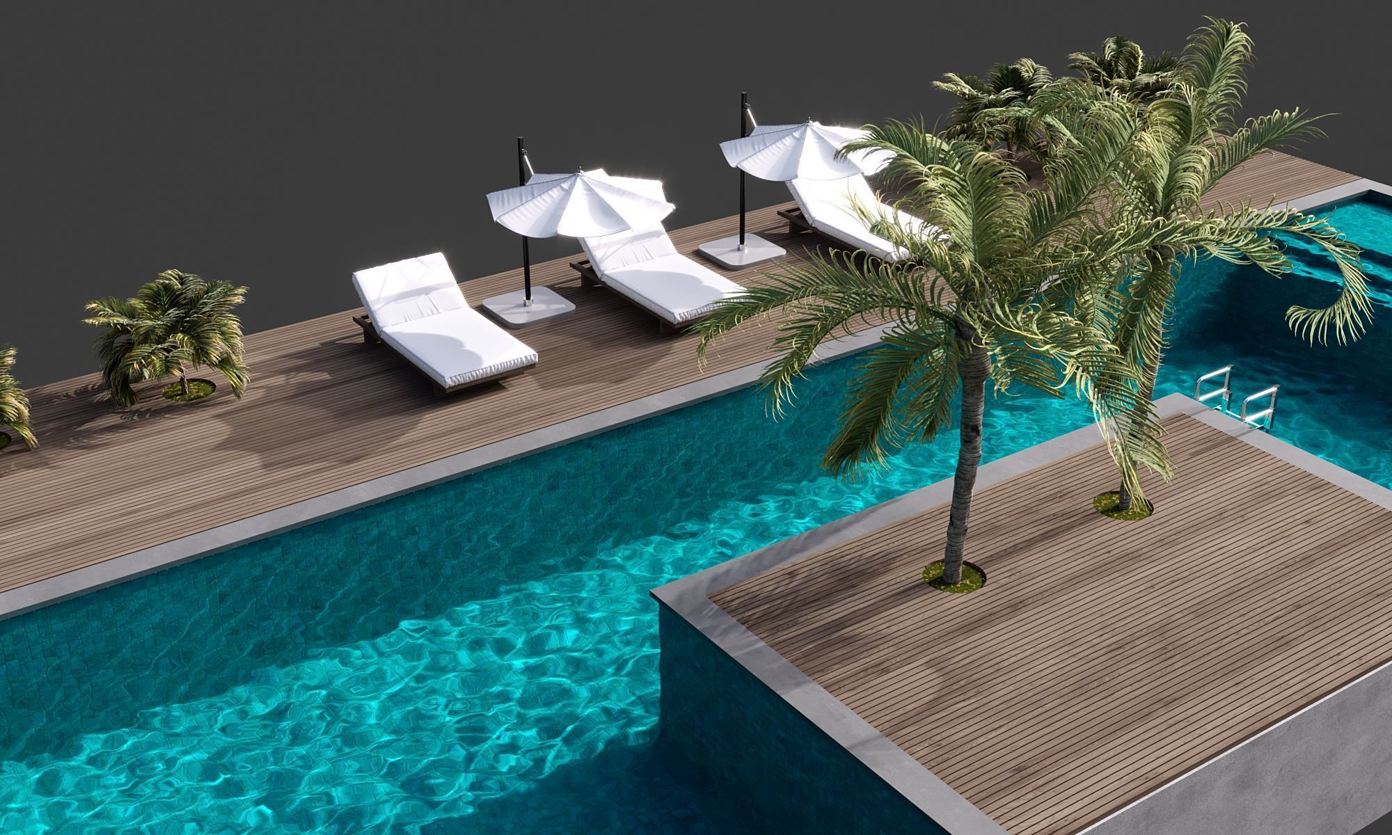SWIMMING POOL NO98 A 3D model_4