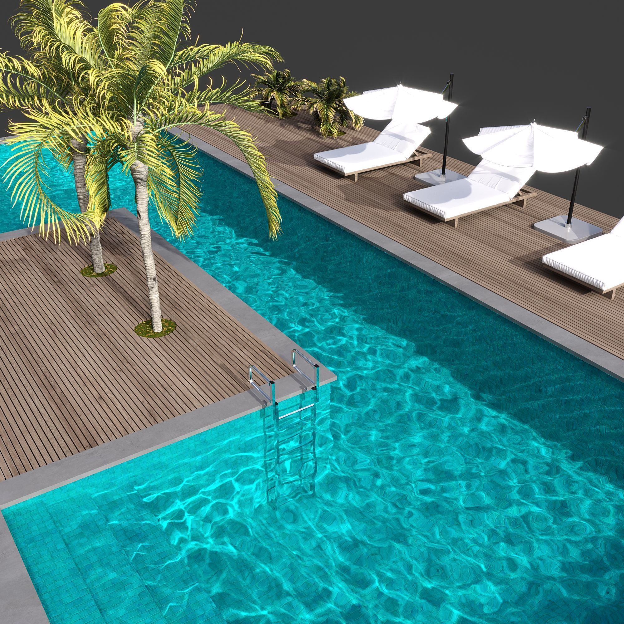 SWIMMING POOL NO98 A 3D model_7