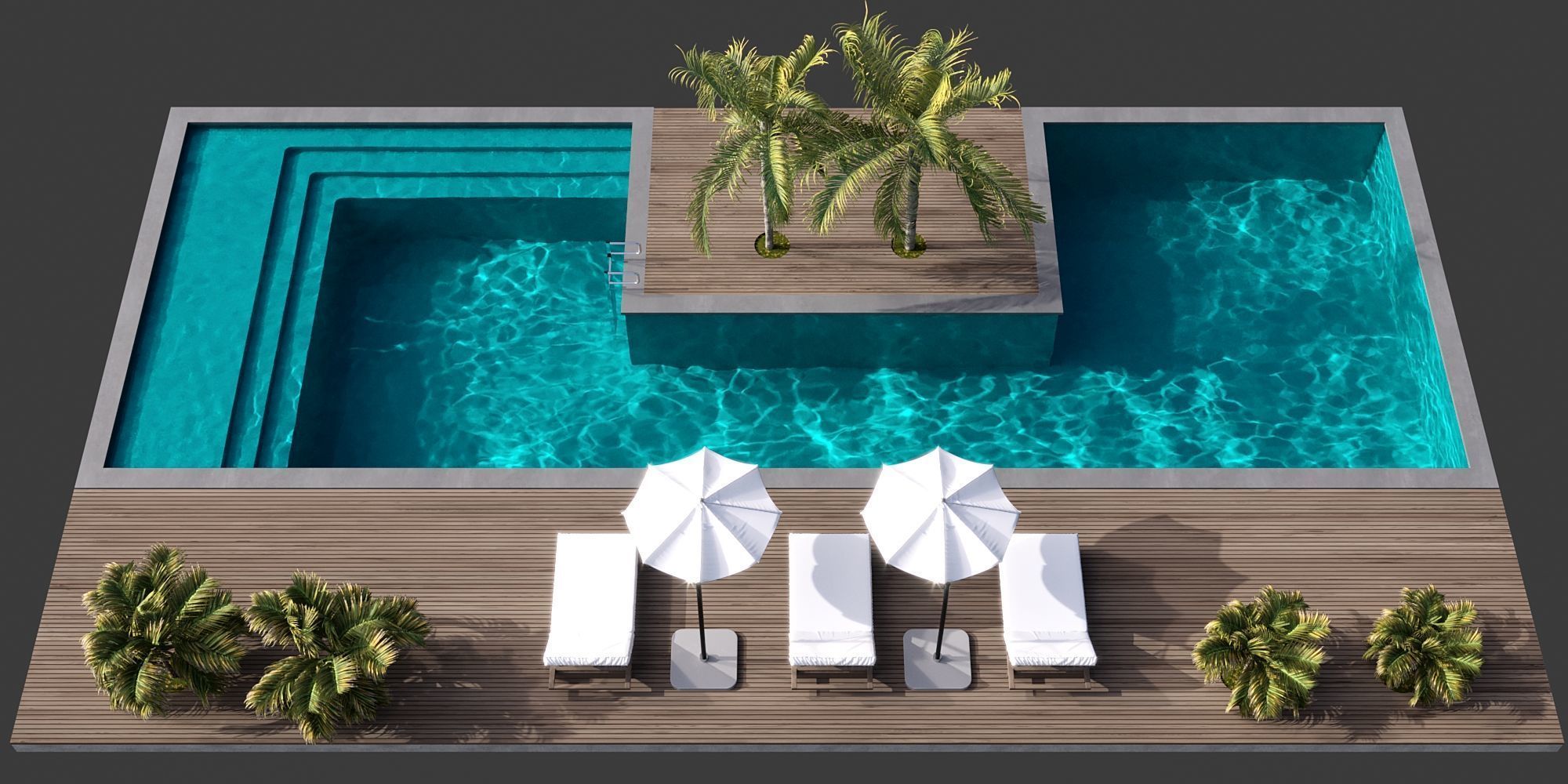SWIMMING POOL NO98 A 3D model_3