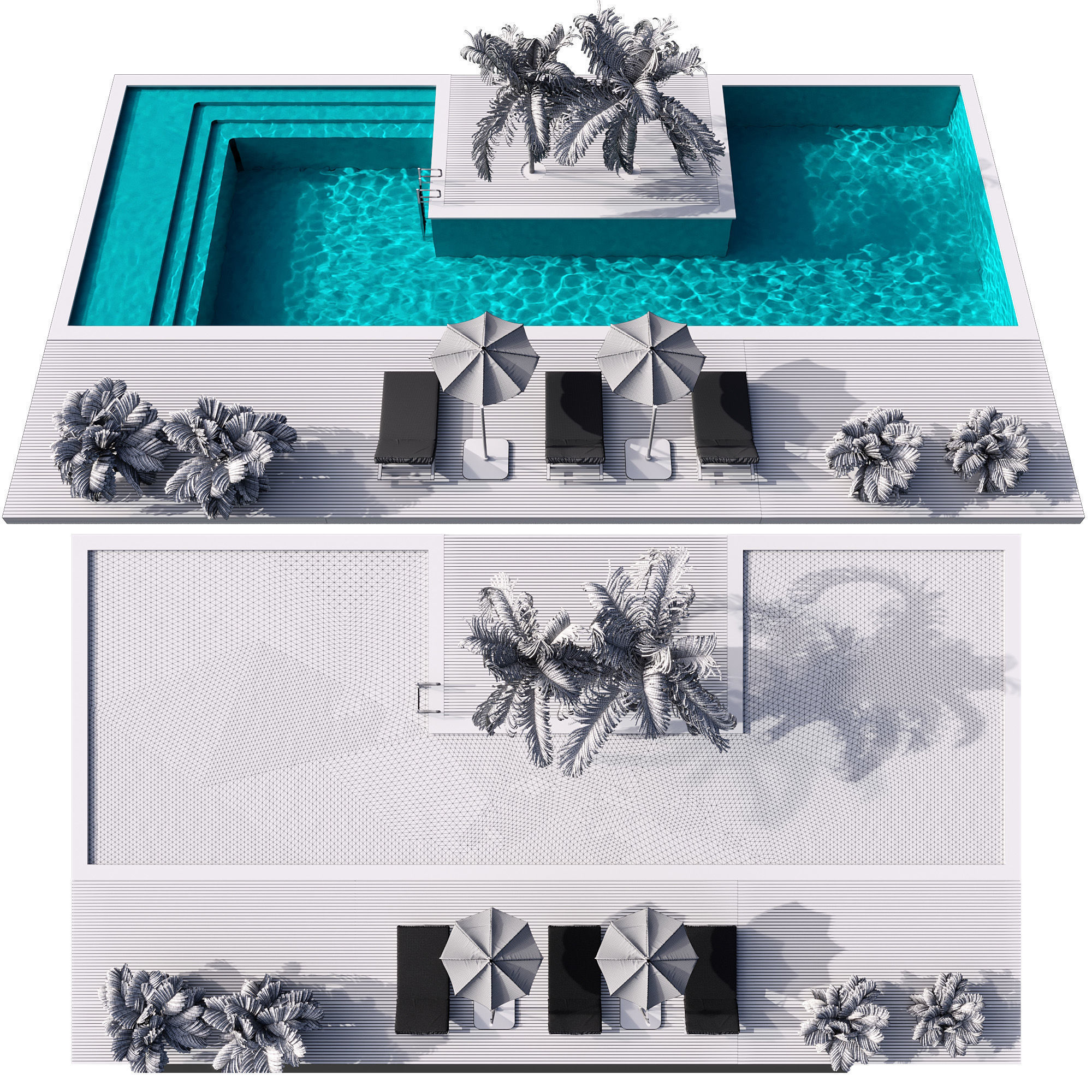 SWIMMING POOL NO98 A 3D model_10