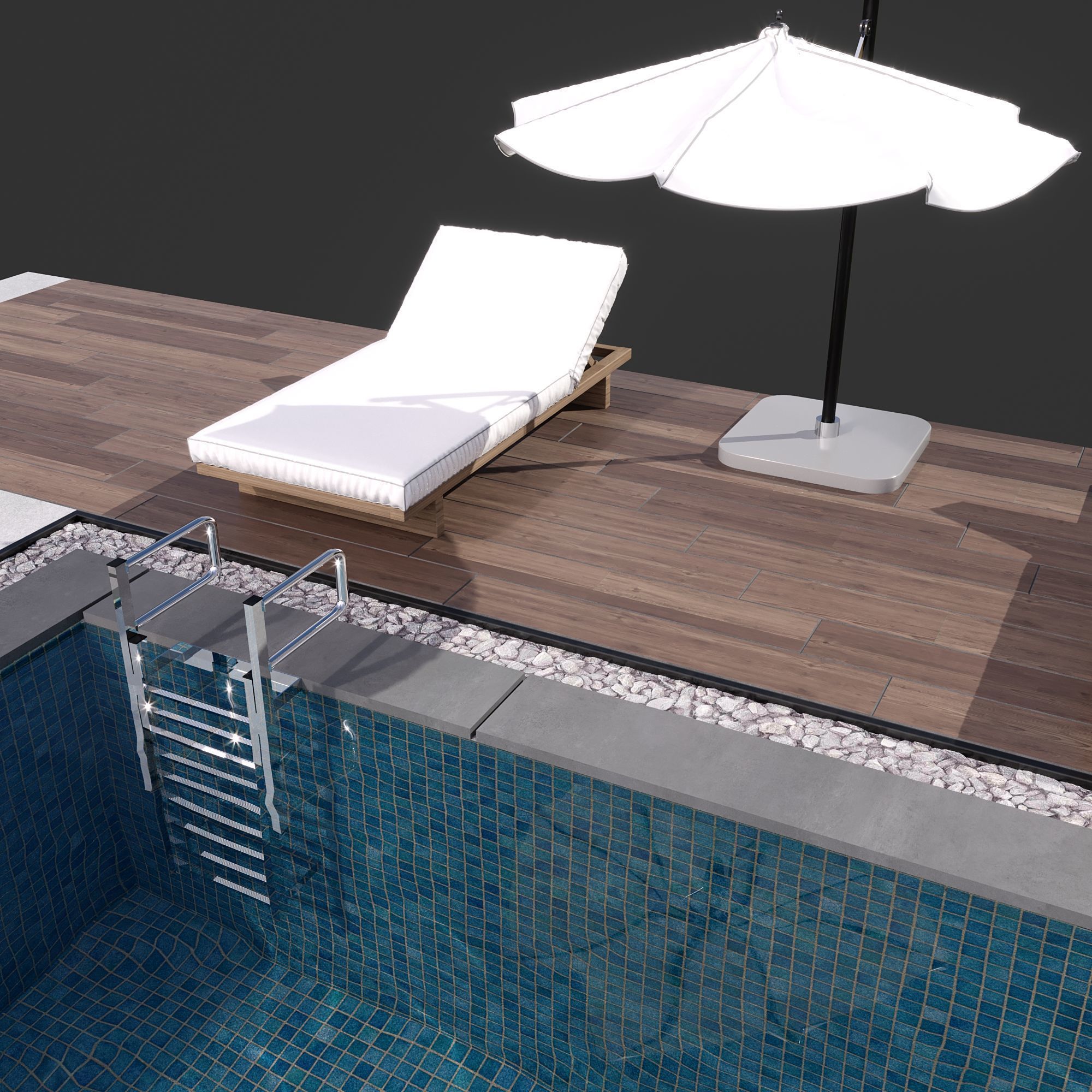 SWIMMING POOL NO91 A 3D model_3