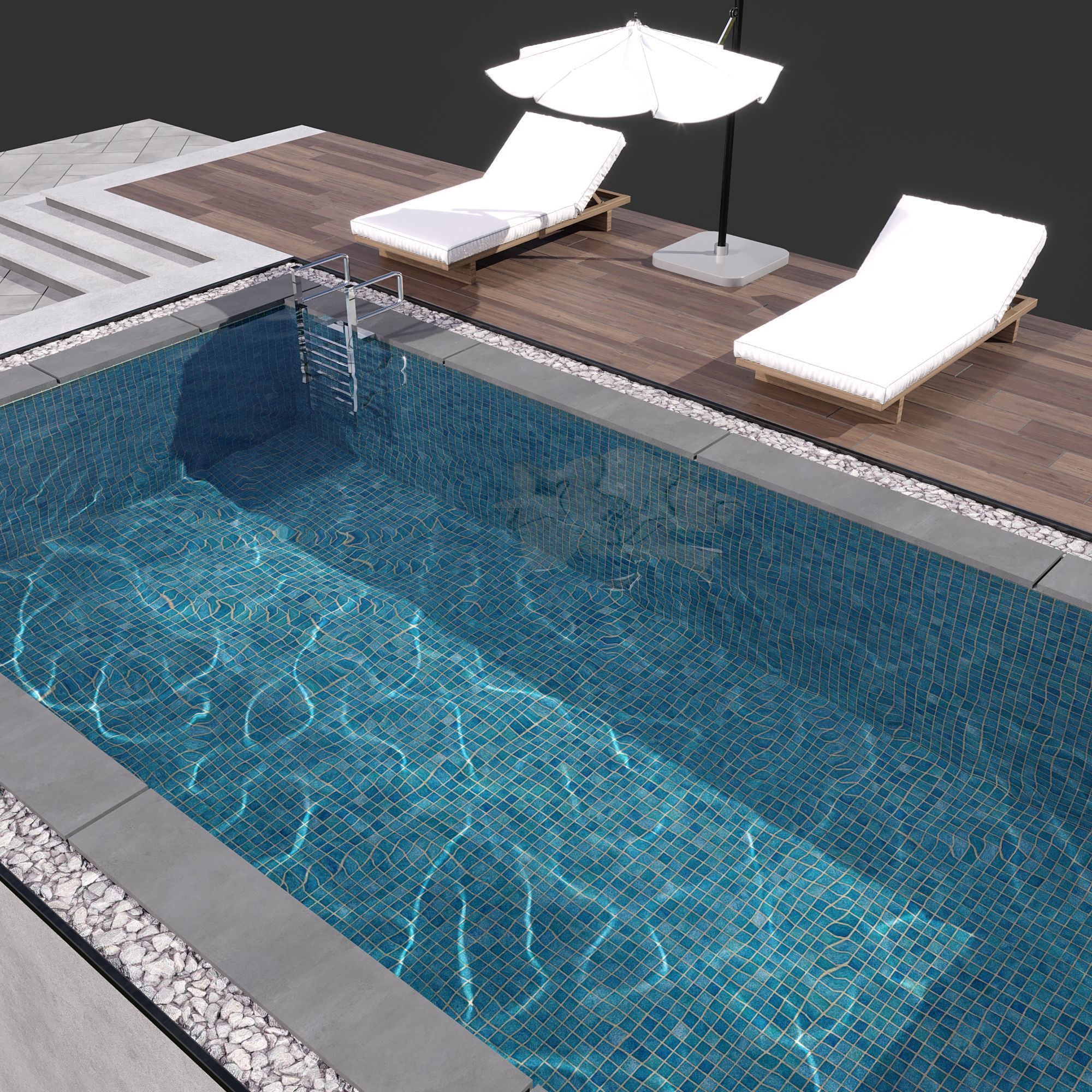 SWIMMING POOL NO91 A 3D model_2