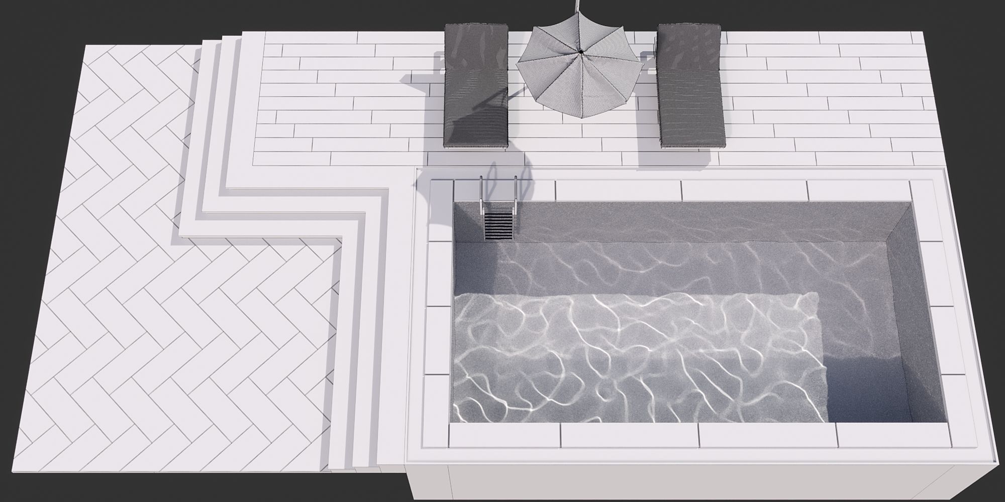 SWIMMING POOL NO91 A 3D model_9