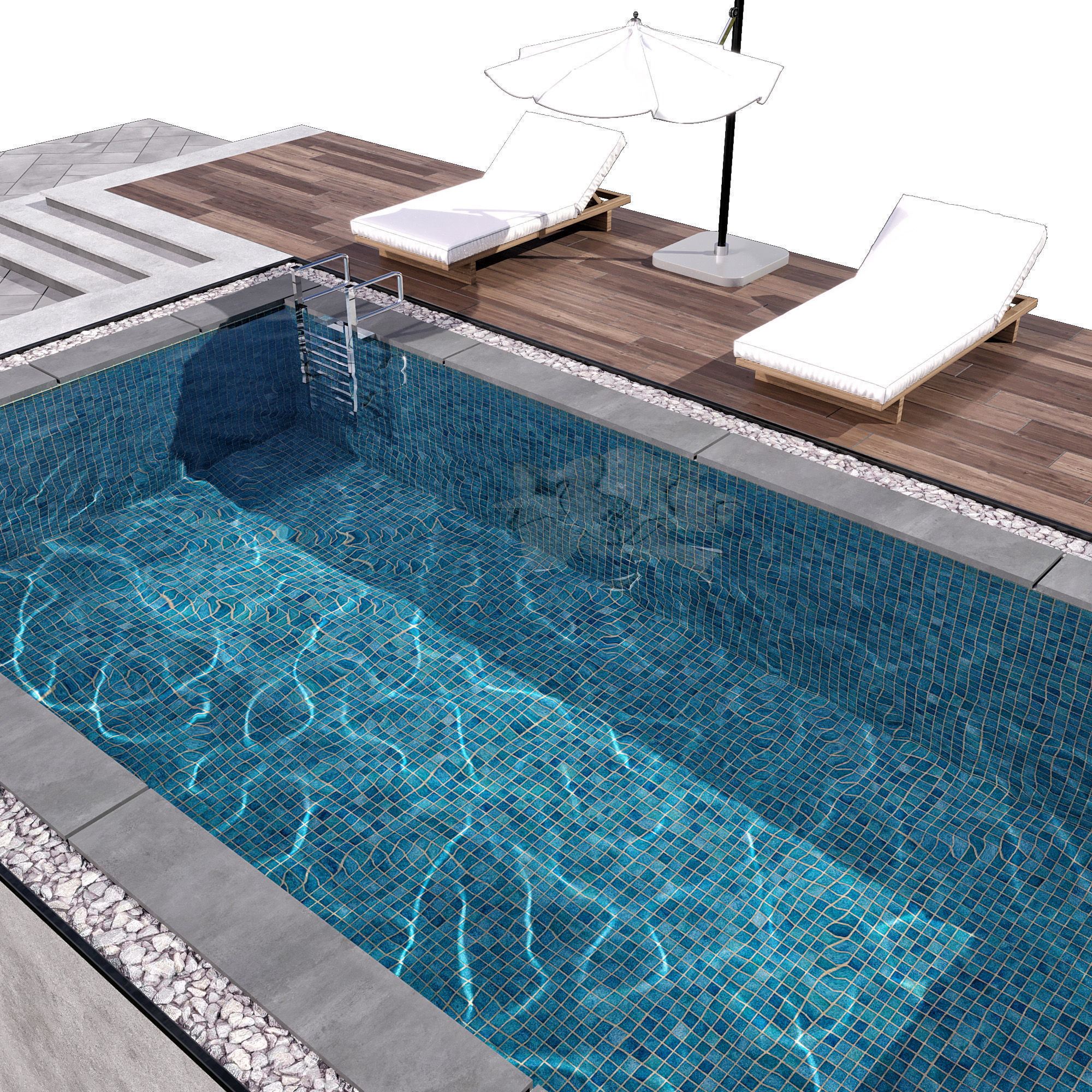 SWIMMING POOL NO91 A 3D model_5