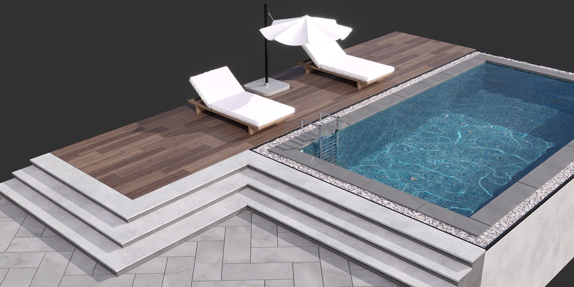 SWIMMING POOL NO91 A 3D model_1